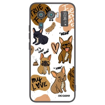 Picasee Xiaomi Mi 11 Ultra Hülle - Schwarzes Silikon - Frenchies