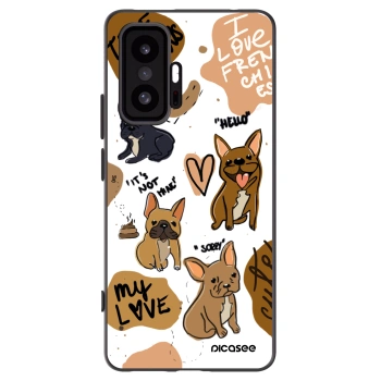 Picasee Xiaomi 11T Hülle - Schwarzes Silikon - Frenchies