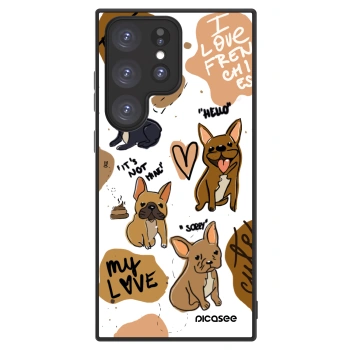 Picasee ULTIMATE CASE für Samsung Galaxy S23 Ultra 5G - Frenchies
