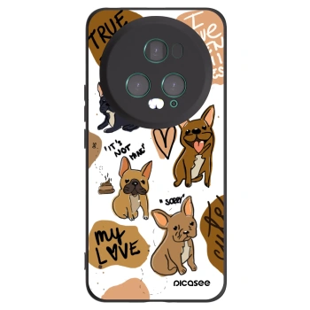 Picasee Honor Magic5 Pro Hülle - Schwarzes Silikon - Frenchies