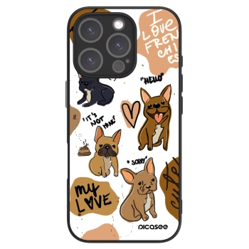 Hülle für Apple iPhone 16 Pro - Frenchies