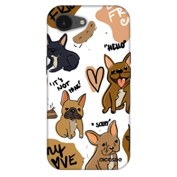 Hülle für Apple iPhone 16e - Frenchies