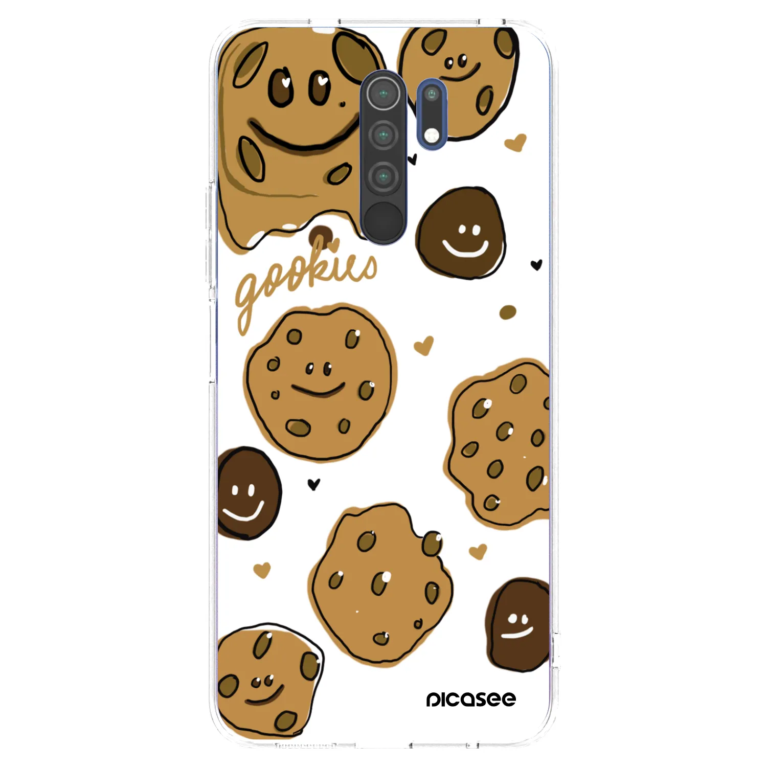 Picasee Xiaomi Redmi 9 Hülle - Transparentes Silikon - Gookies
