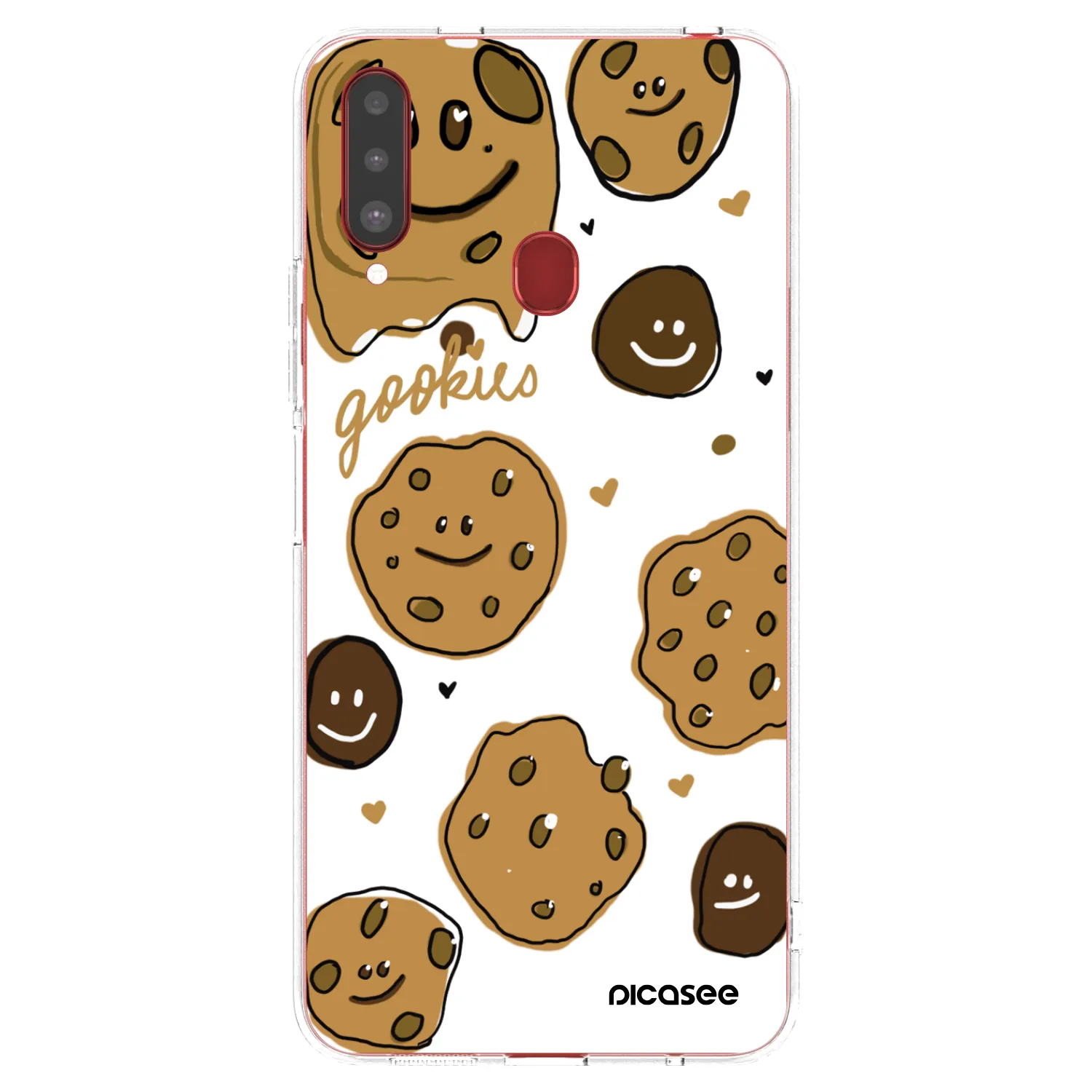 Picasee Samsung Galaxy A20s Hülle - Transparentes Silikon - Gookies