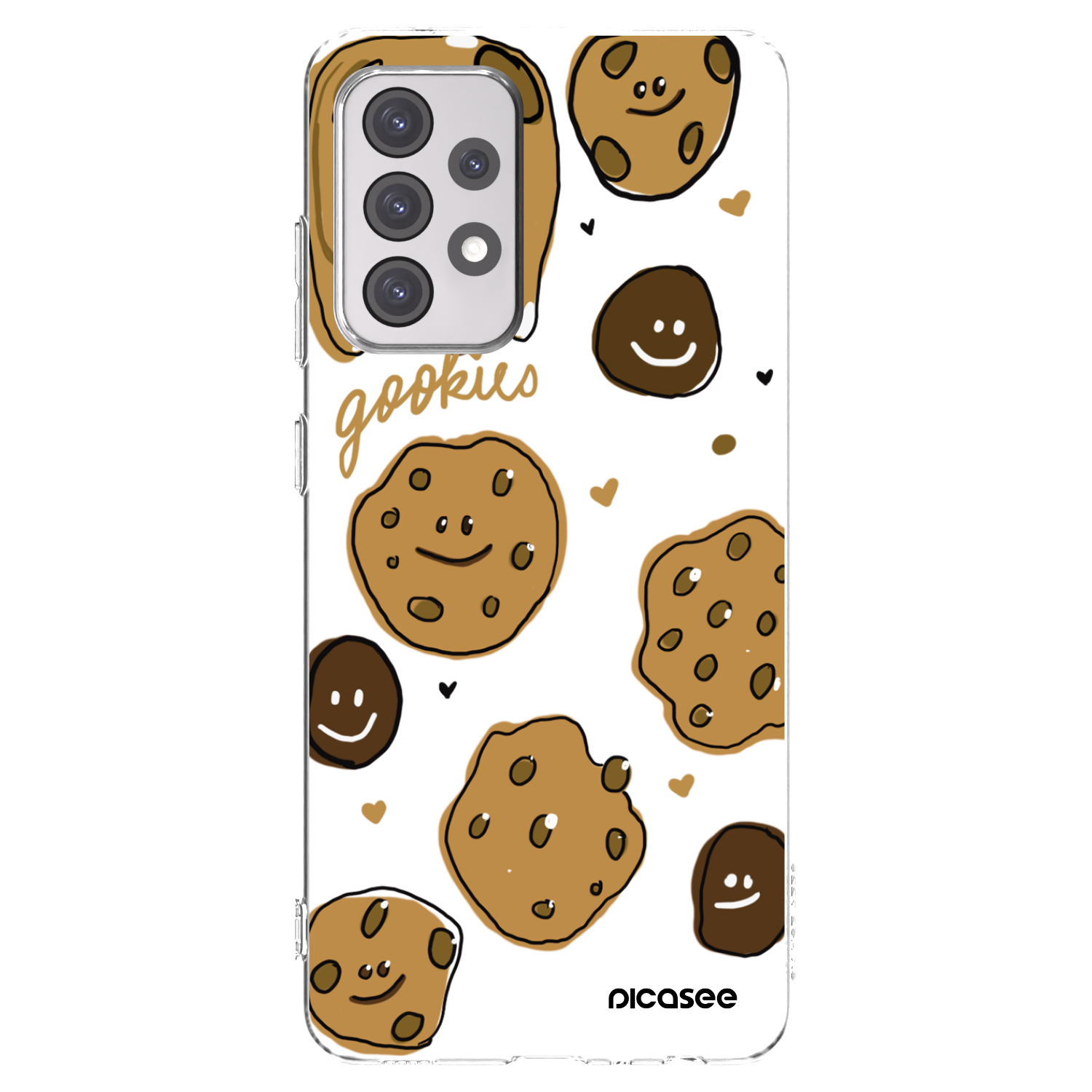 Picasee Samsung Galaxy A52 5G A525F Hülle - Transparentes Silikon - Gookies