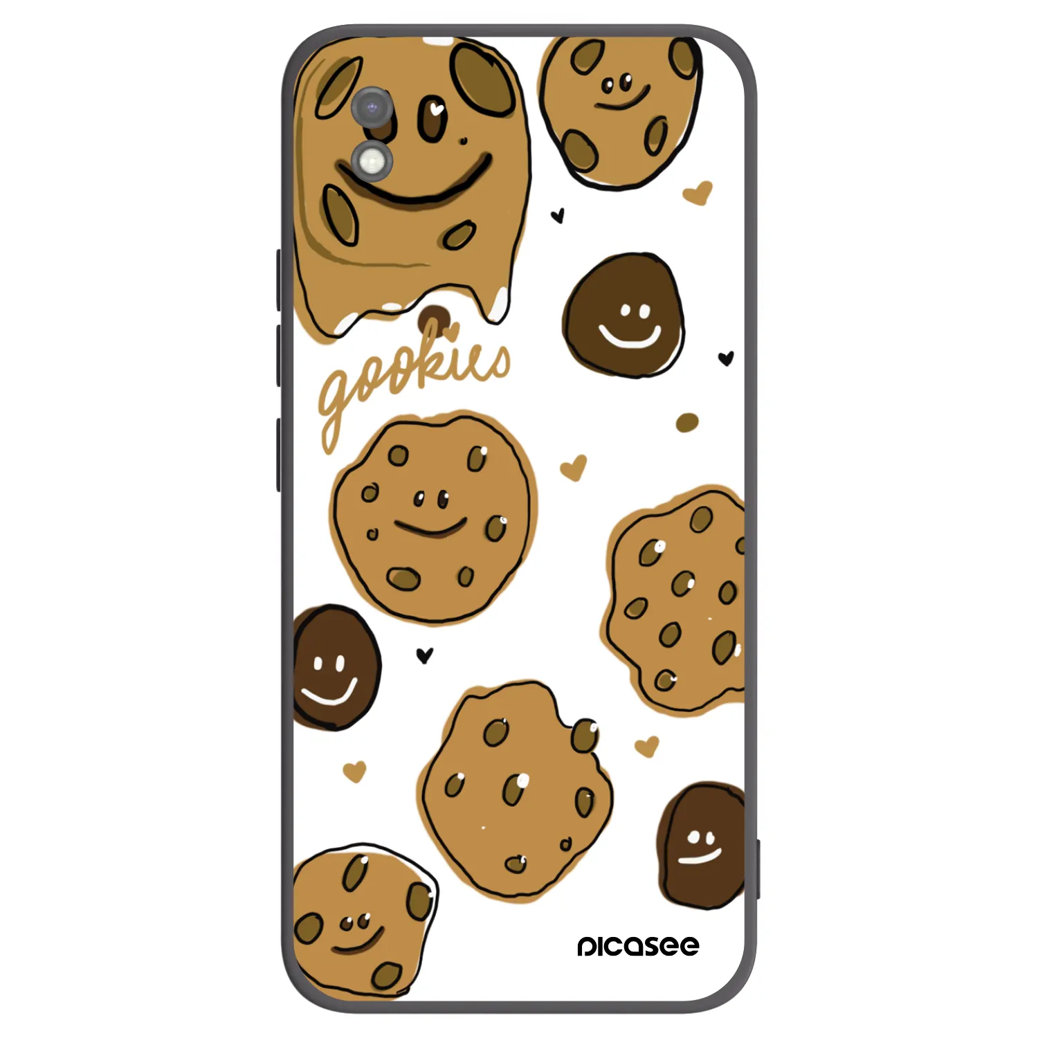 Picasee Xiaomi Redmi 9AT Hülle - Schwarzes Silikon - Gookies