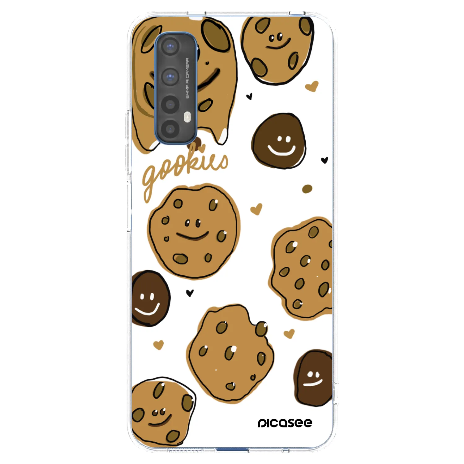 Picasee Realme 7 Hülle - Transparentes Silikon - Gookies