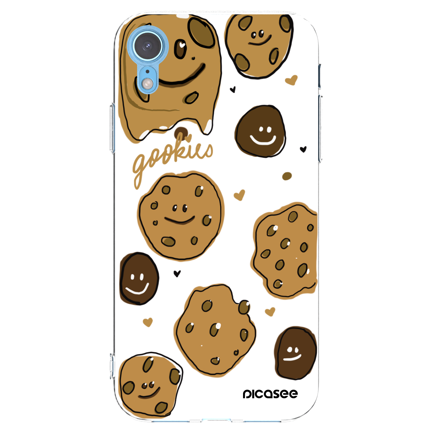 Picasee Apple iPhone XR Hülle - Transparentes Silikon - Gookies