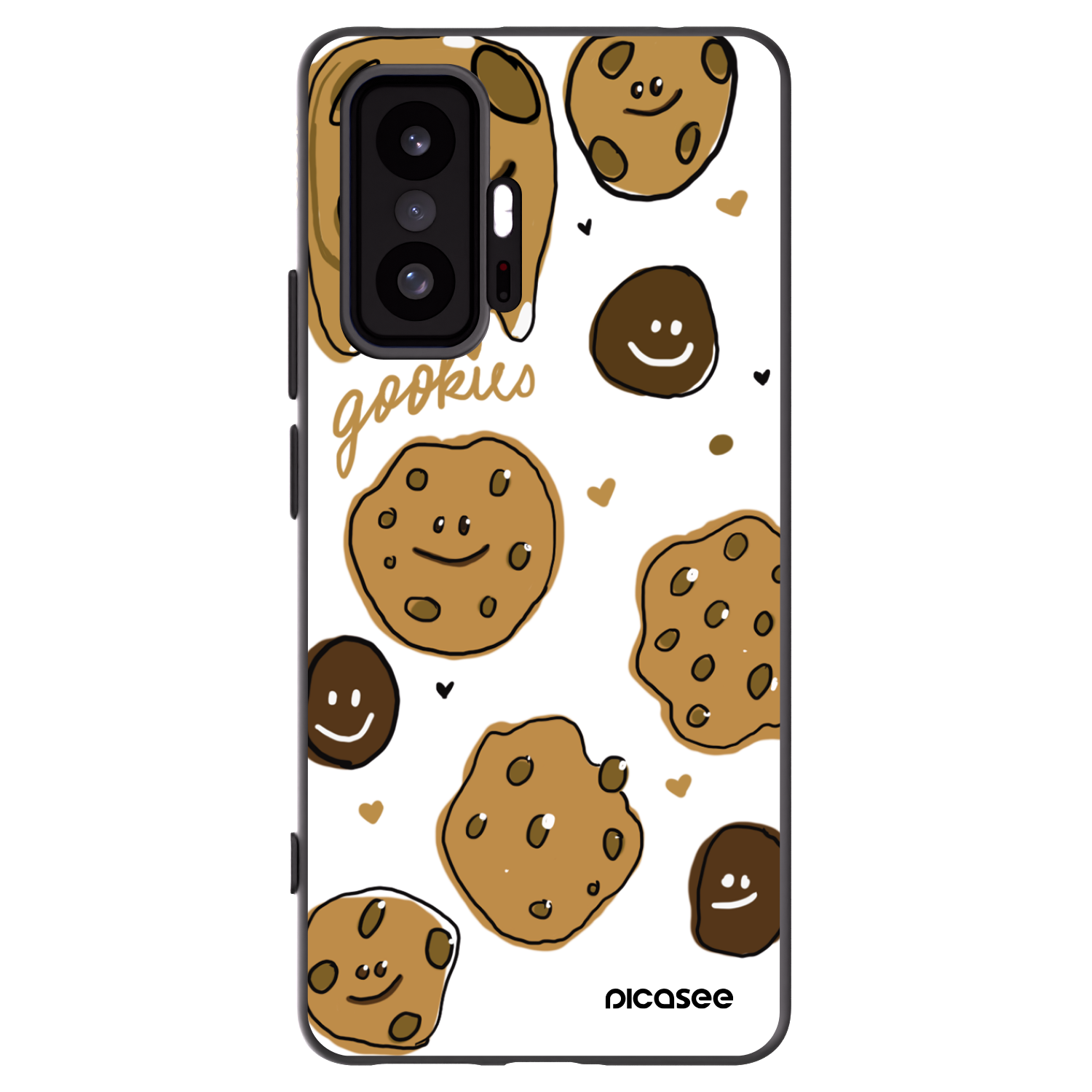 Picasee Xiaomi 11T Pro Hülle - Schwarzes Silikon - Gookies