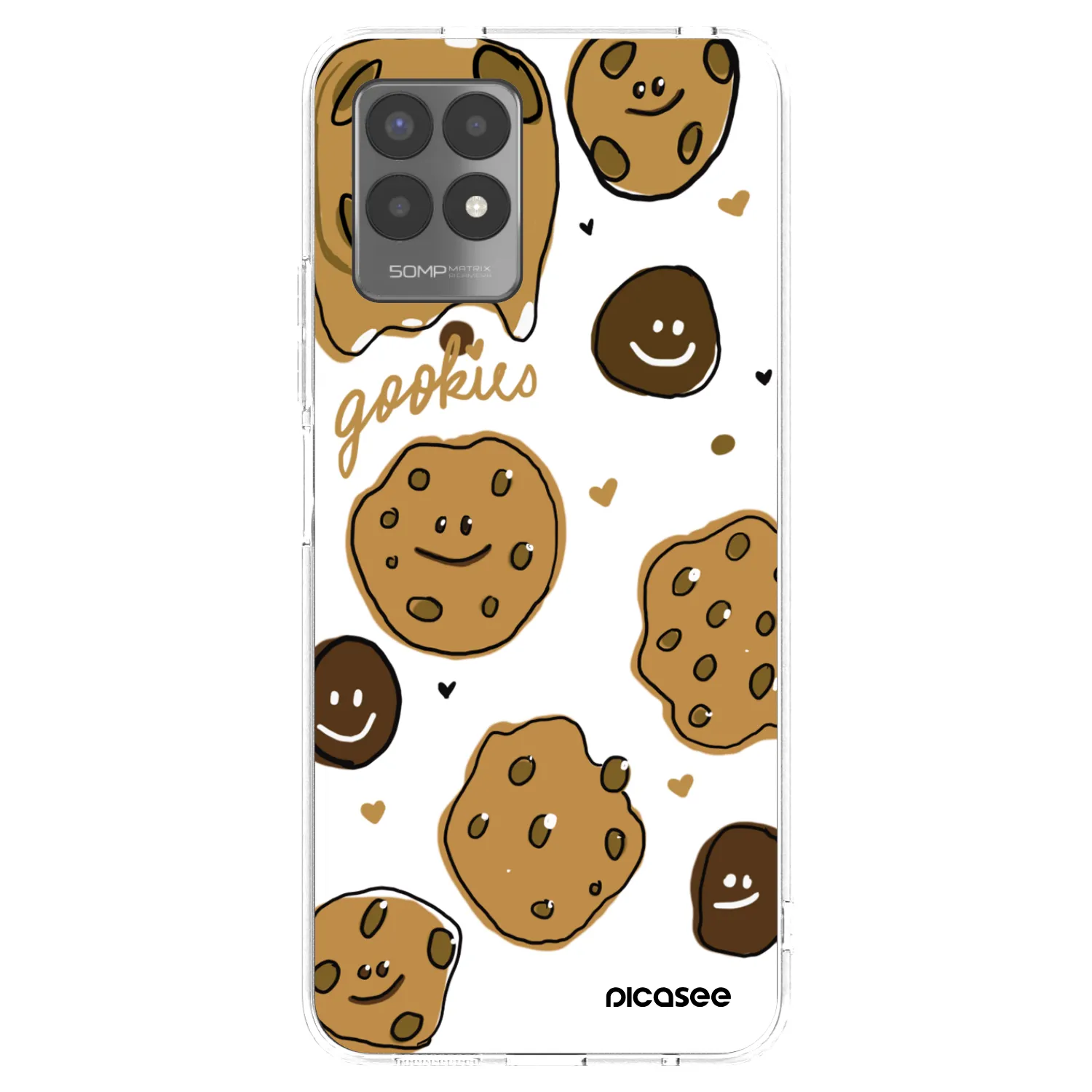Picasee Realme 8i Hülle - Transparentes Silikon - Gookies