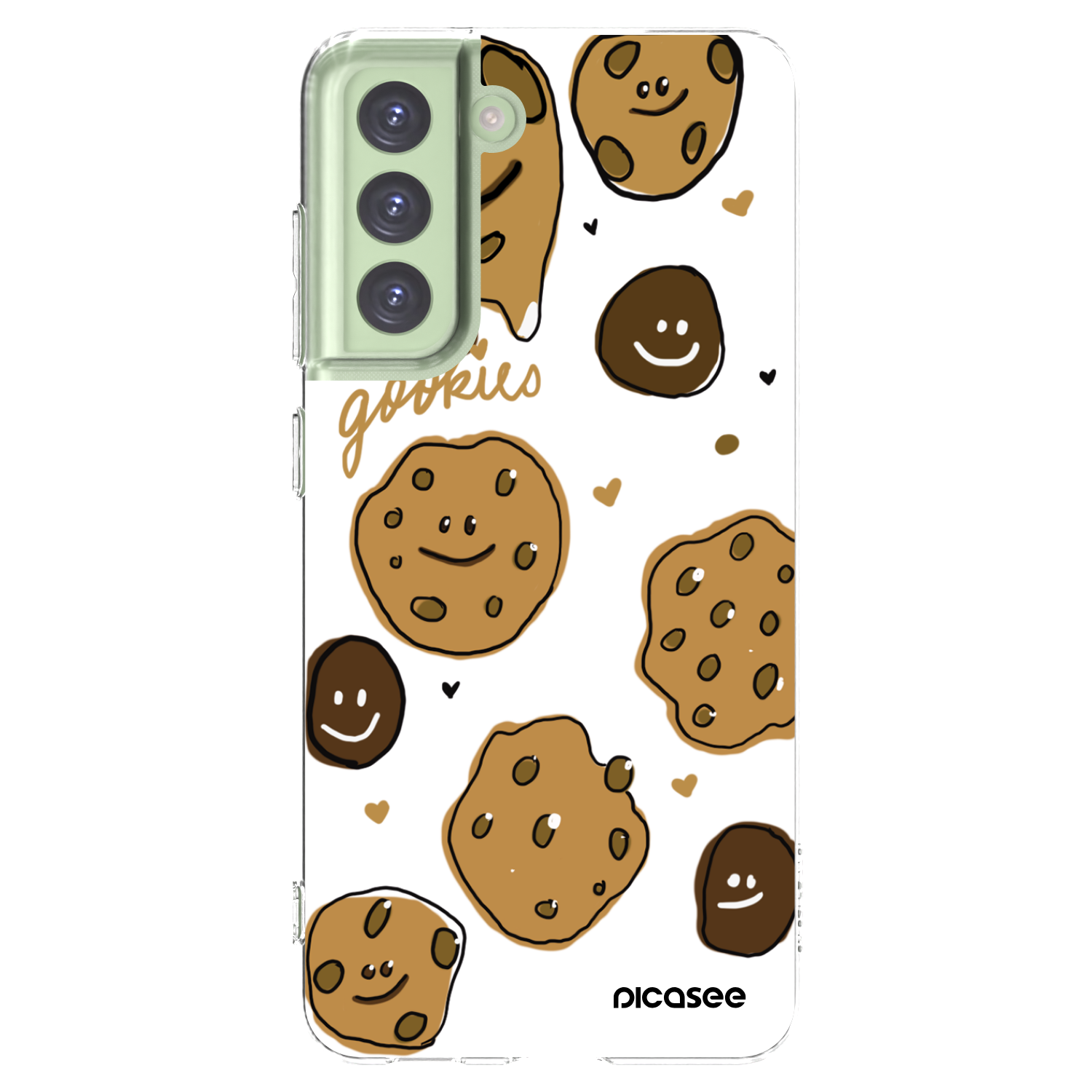 Picasee Samsung Galaxy S21 FE 5G Hülle - Transparentes Silikon - Gookies