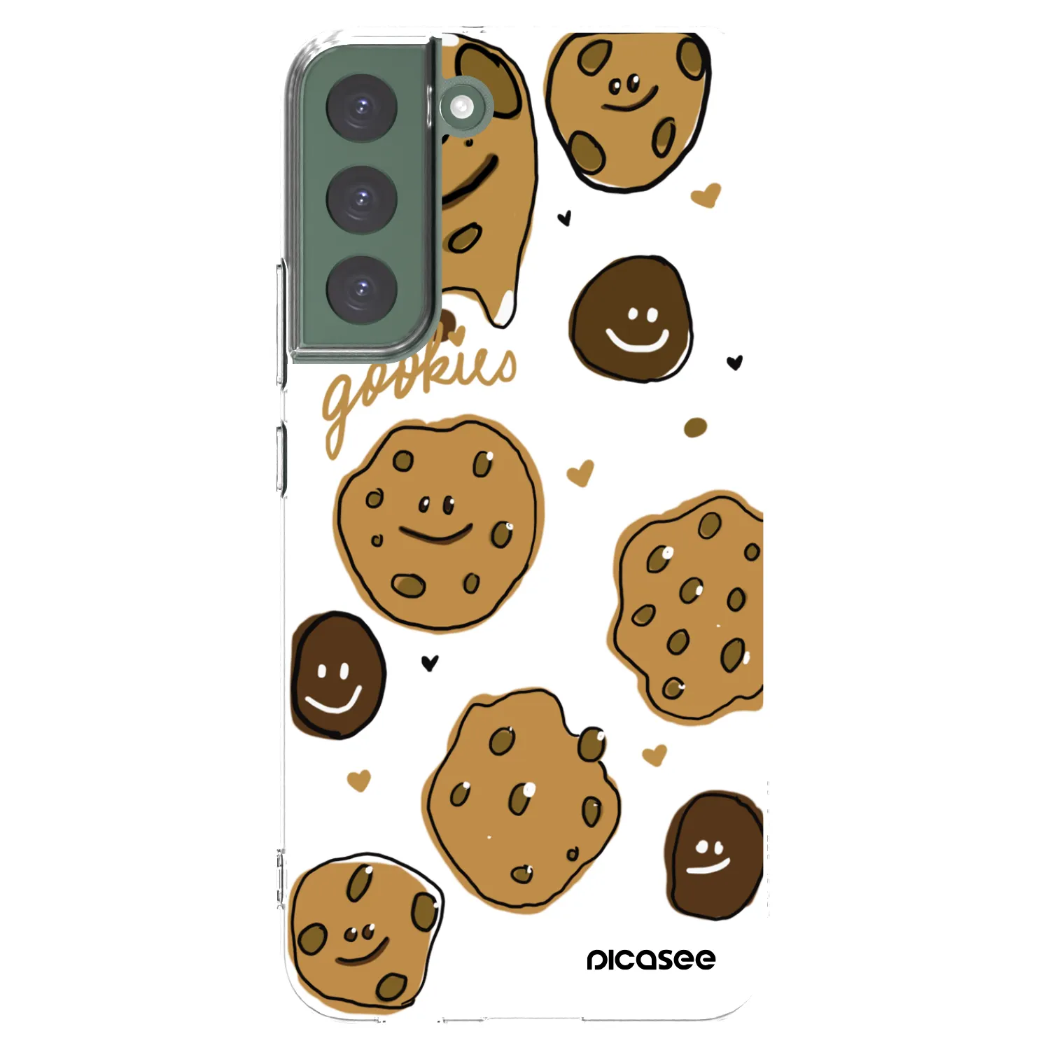 Picasee Samsung Galaxy S22+ 5G Hülle - Transparentes Silikon - Gookies
