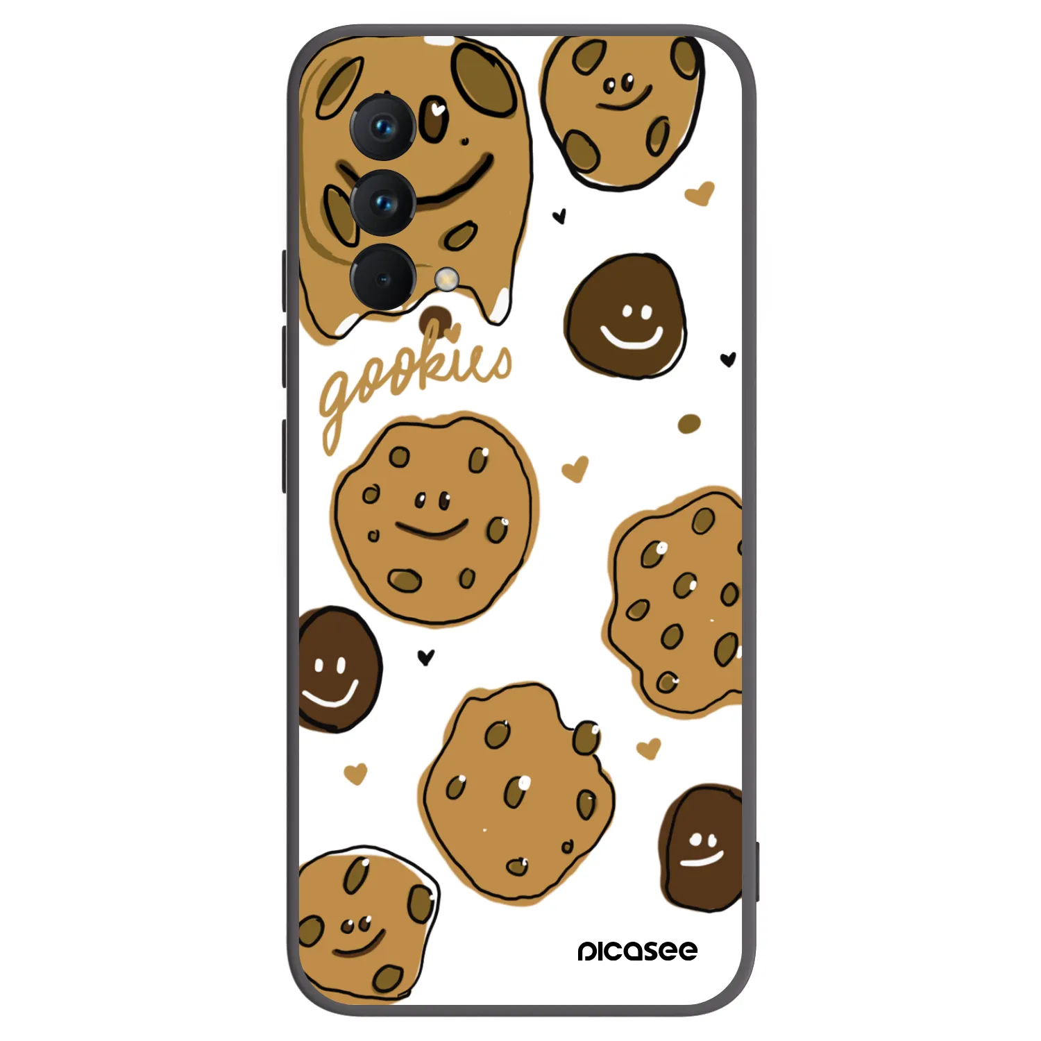 Picasee Realme GT Master Edition 5G Hülle - Schwarzes Silikon - Gookies