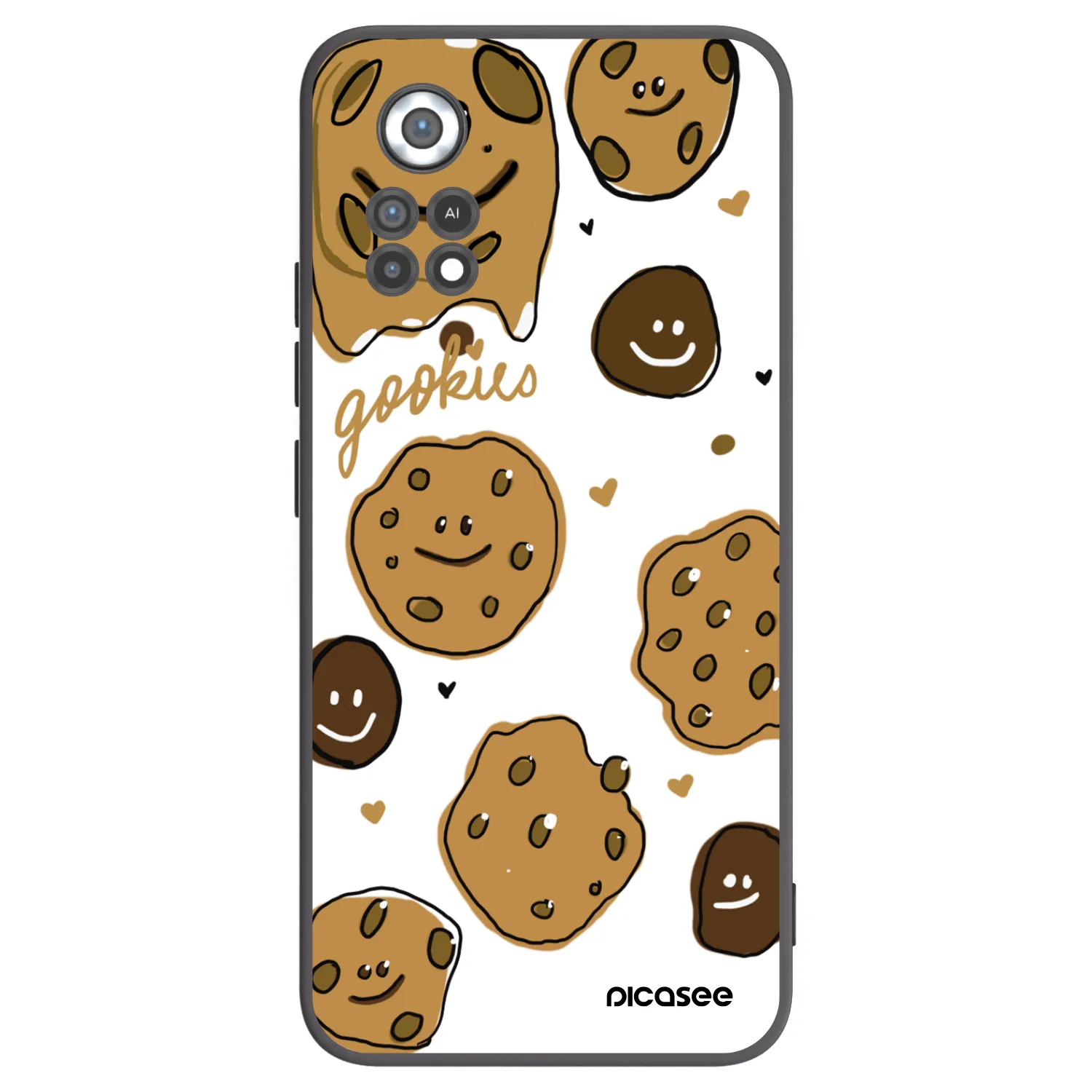 Picasee Xiaomi Poco X4 Pro 5G Hülle - Schwarzes Silikon - Gookies
