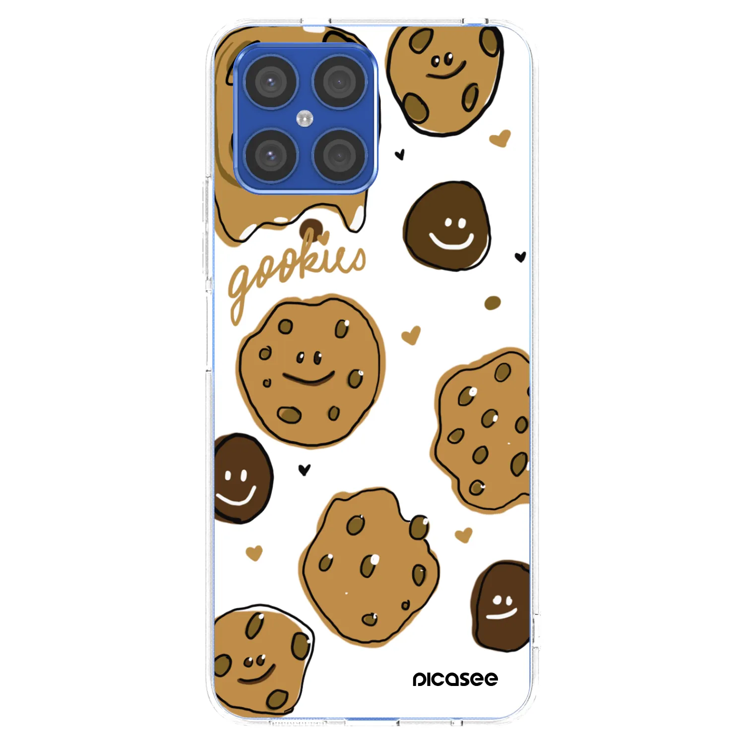 Picasee Honor X8 4G Hülle - Transparentes Silikon - Gookies