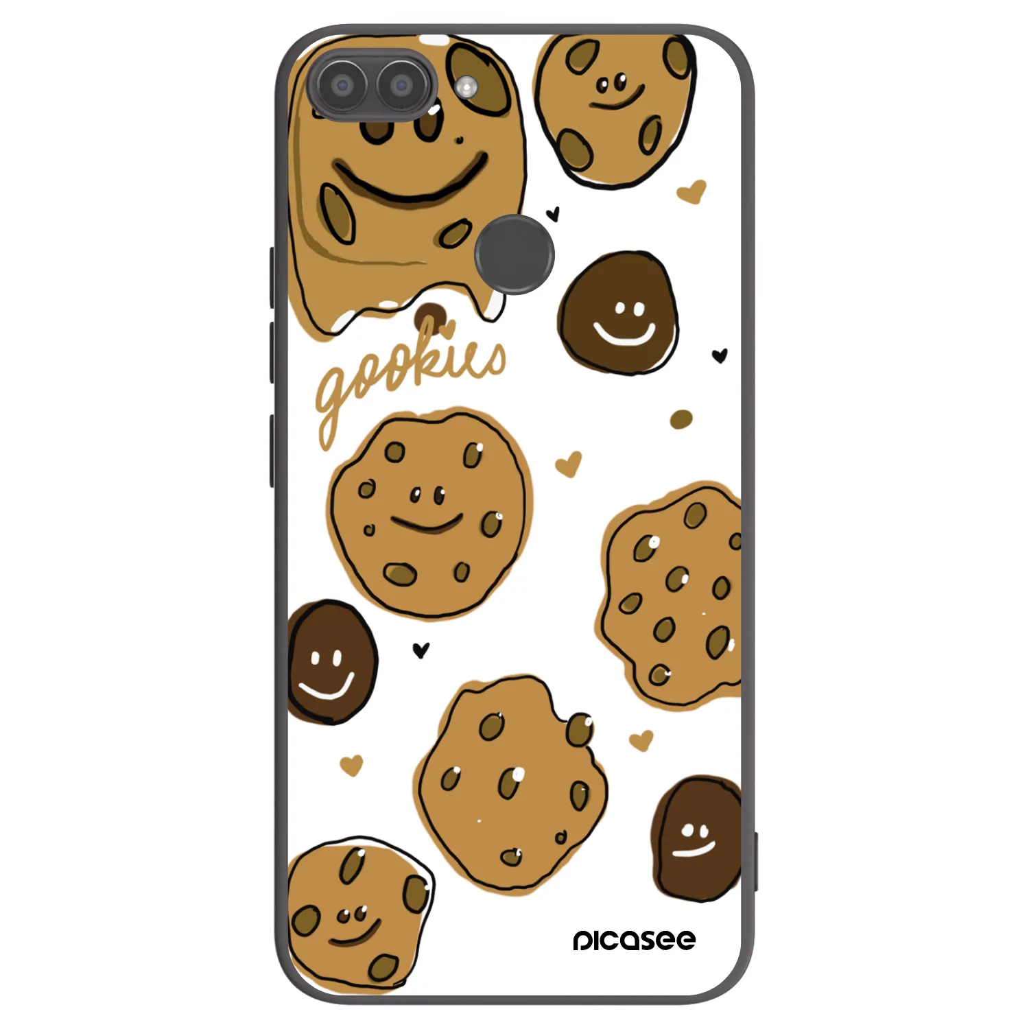 Picasee Huawei P Smart Hülle - Schwarzes Silikon - Gookies