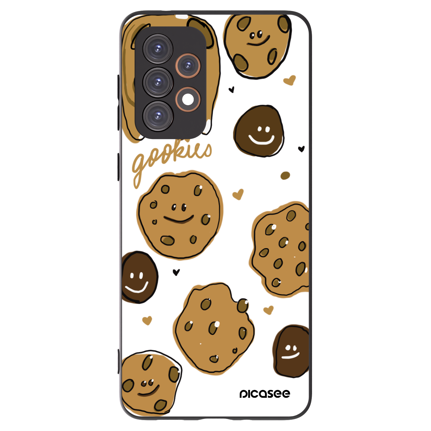 Picasee Samsung Galaxy A33 5G A336 Hülle - Schwarzes Silikon - Gookies