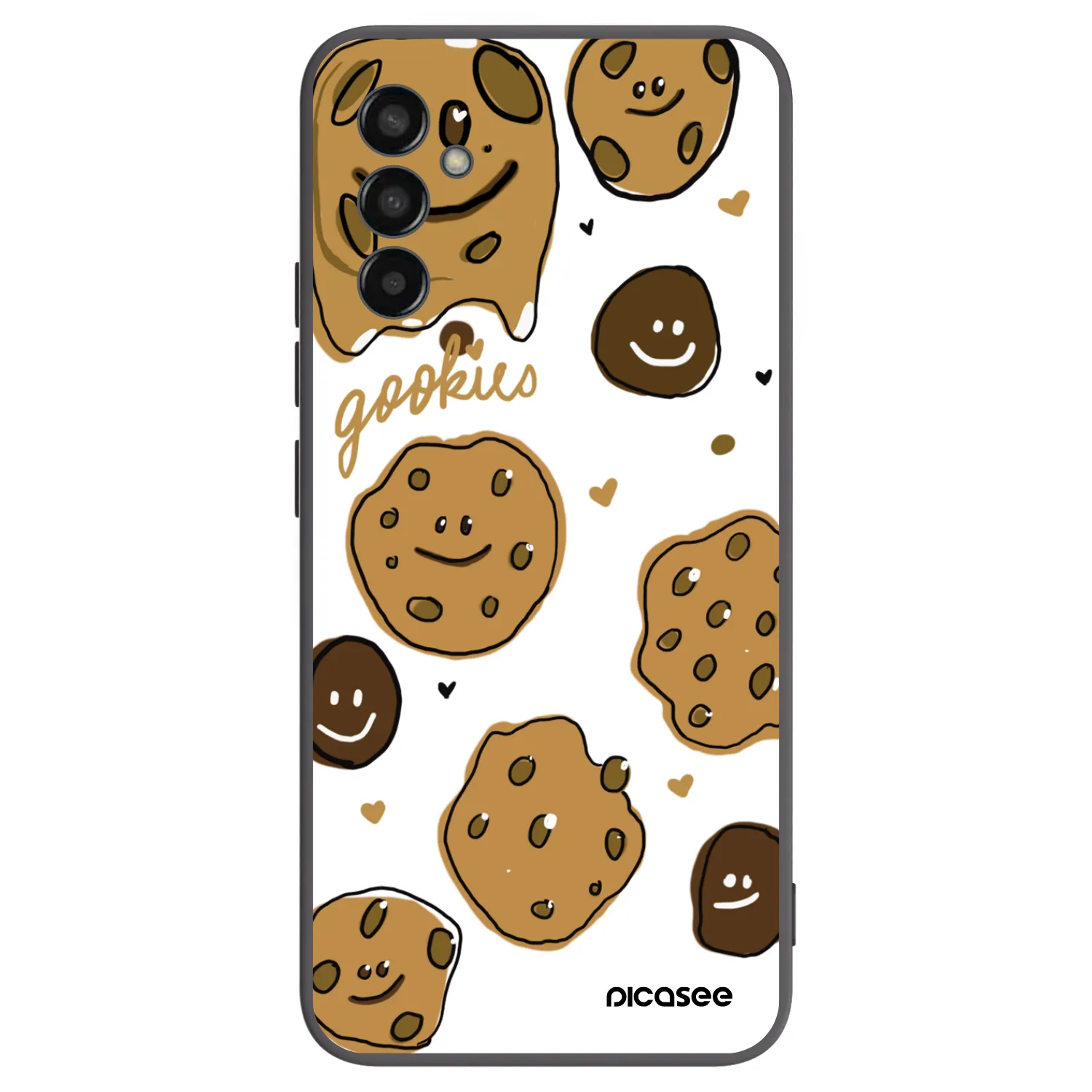 Picasee Samsung Galaxy M13 M135F Hülle - Schwarzes Silikon - Gookies