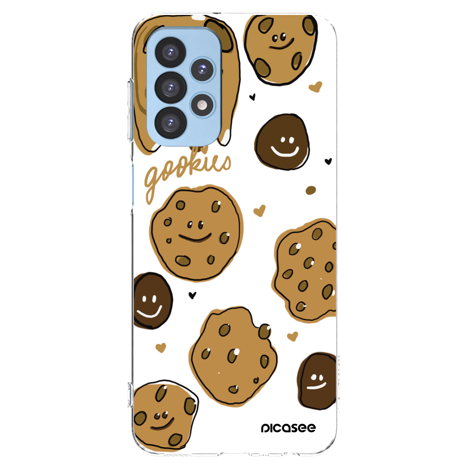 Picasee Samsung Galaxy A23 A235F 4G Hülle - Transparentes Silikon - Gookies