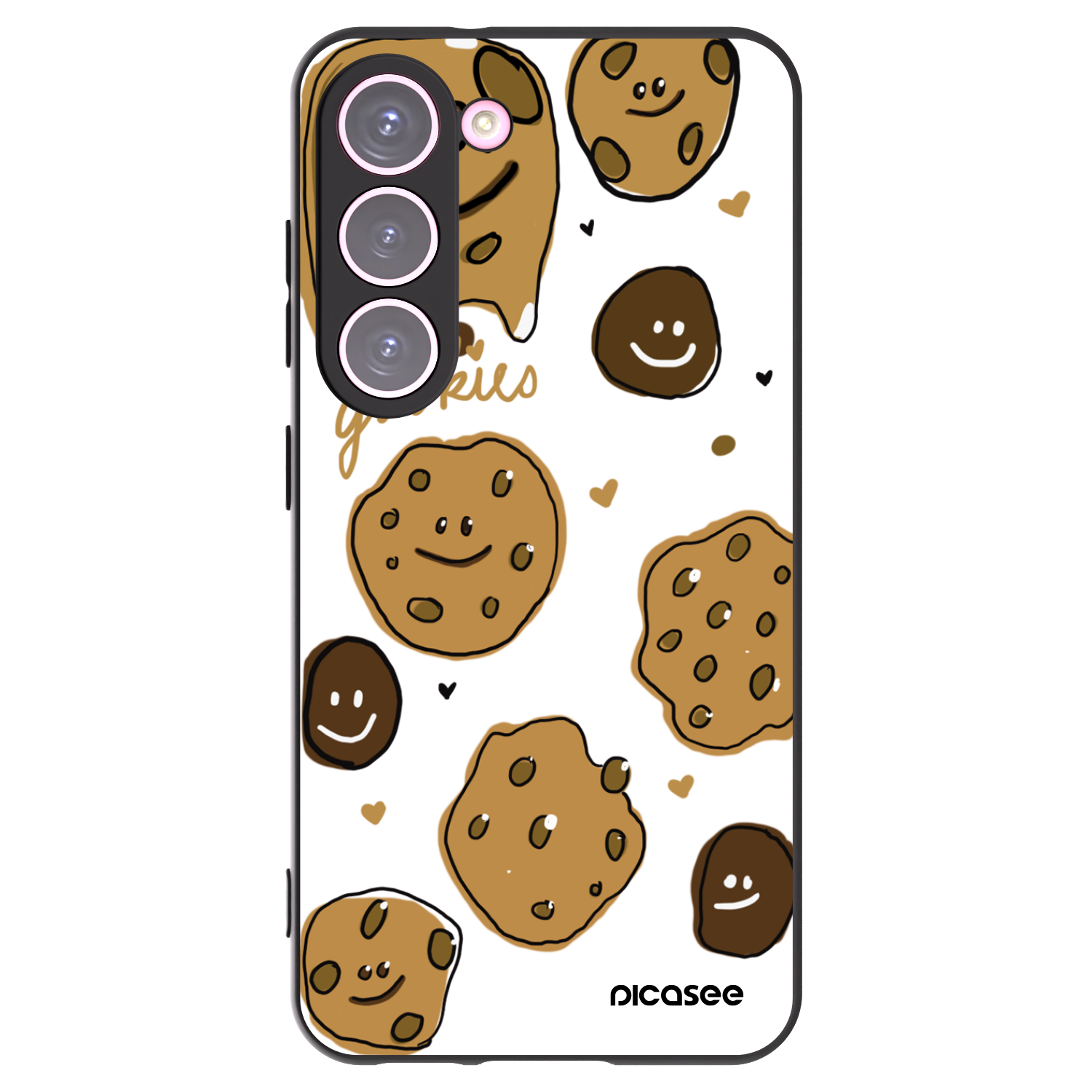Picasee Samsung Galaxy S23 5G Hülle - Schwarzes Silikon - Gookies