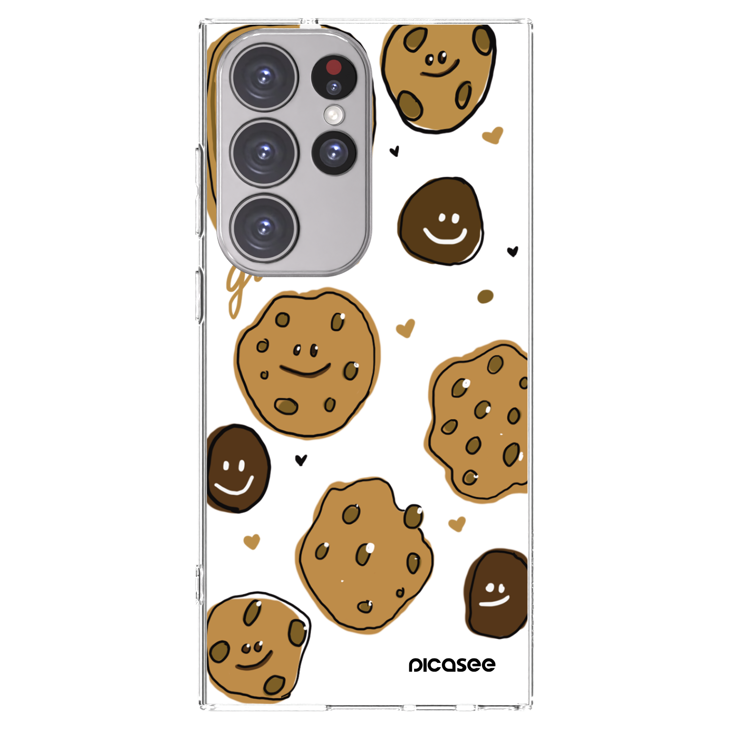 Picasee Samsung Galaxy S23 Ultra 5G Hülle - Transparentes Silikon - Gookies