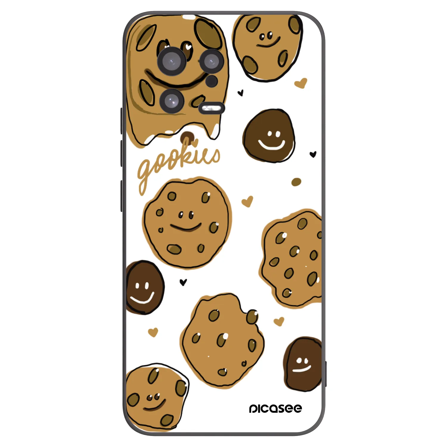 Picasee Xiaomi 13 Hülle - Schwarzes Silikon - Gookies