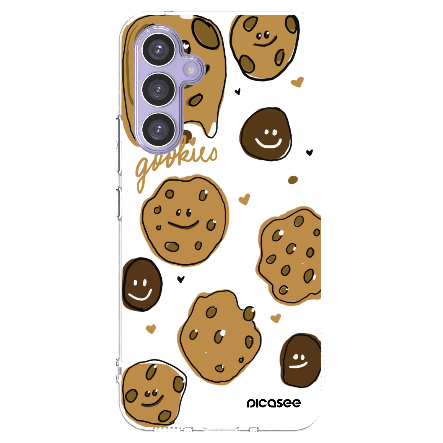 Picasee Samsung Galaxy A54 5G A546B Hülle - Transparentes Silikon - Gookies