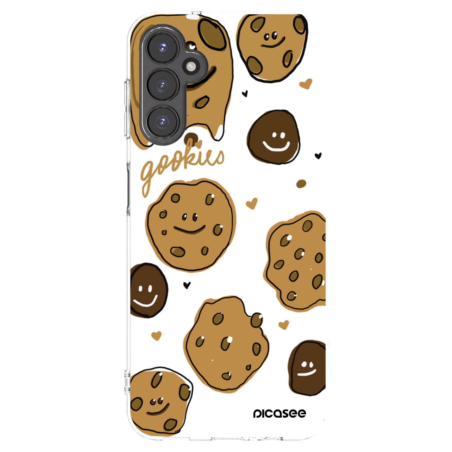 Picasee Samsung Galaxy A14 4G A145R Hülle - Transparentes Silikon - Gookies