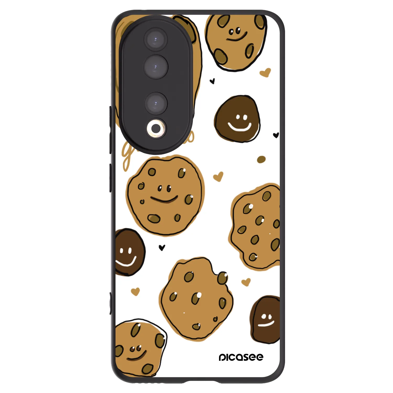 Picasee Honor 90 5G Hülle - Schwarzes Silikon - Gookies