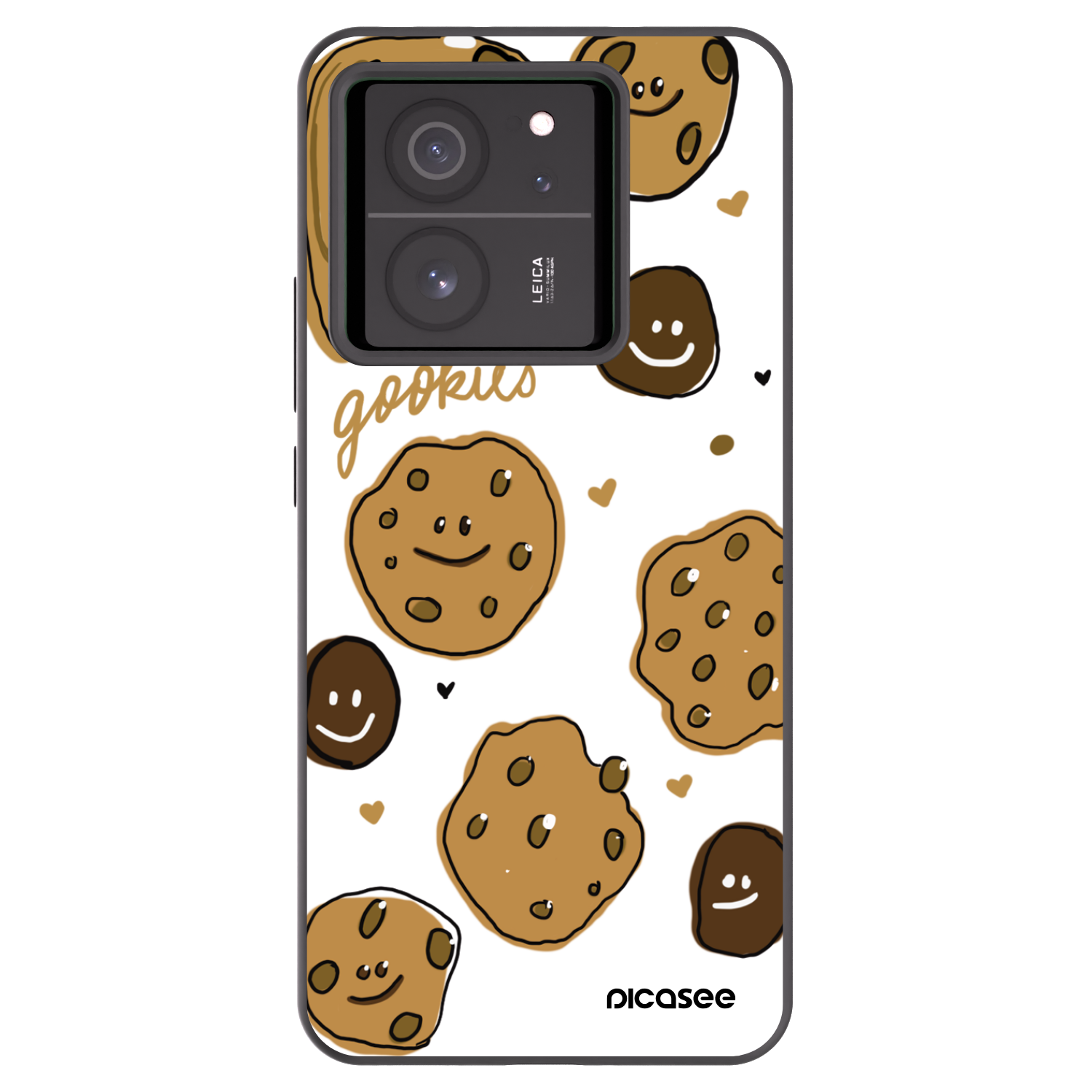 Picasee Xiaomi 13T Hülle - Schwarzes Silikon - Gookies