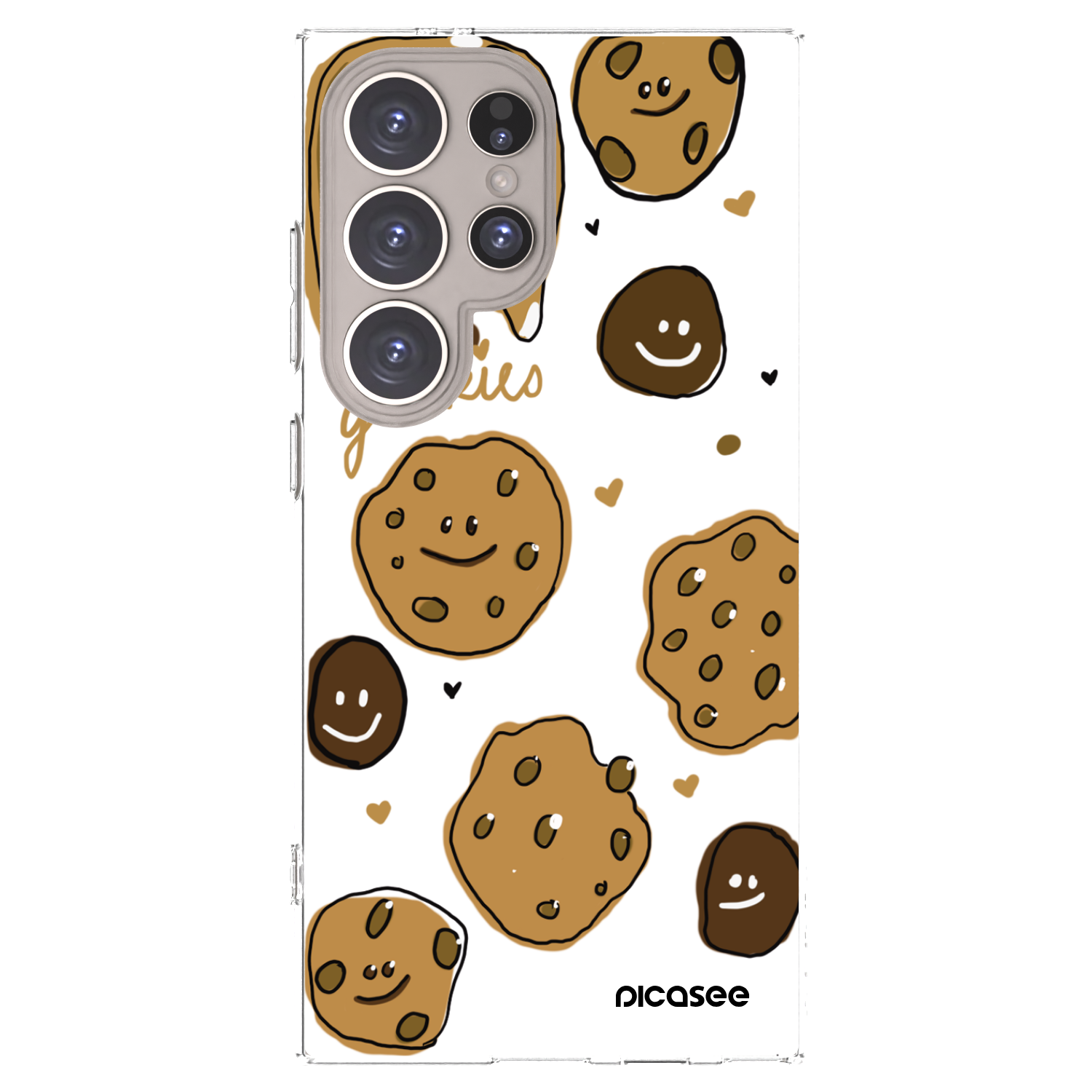 Picasee Samsung Galaxy S24 Ultra S928B 5G Hülle - Transparentes Silikon - Gookies