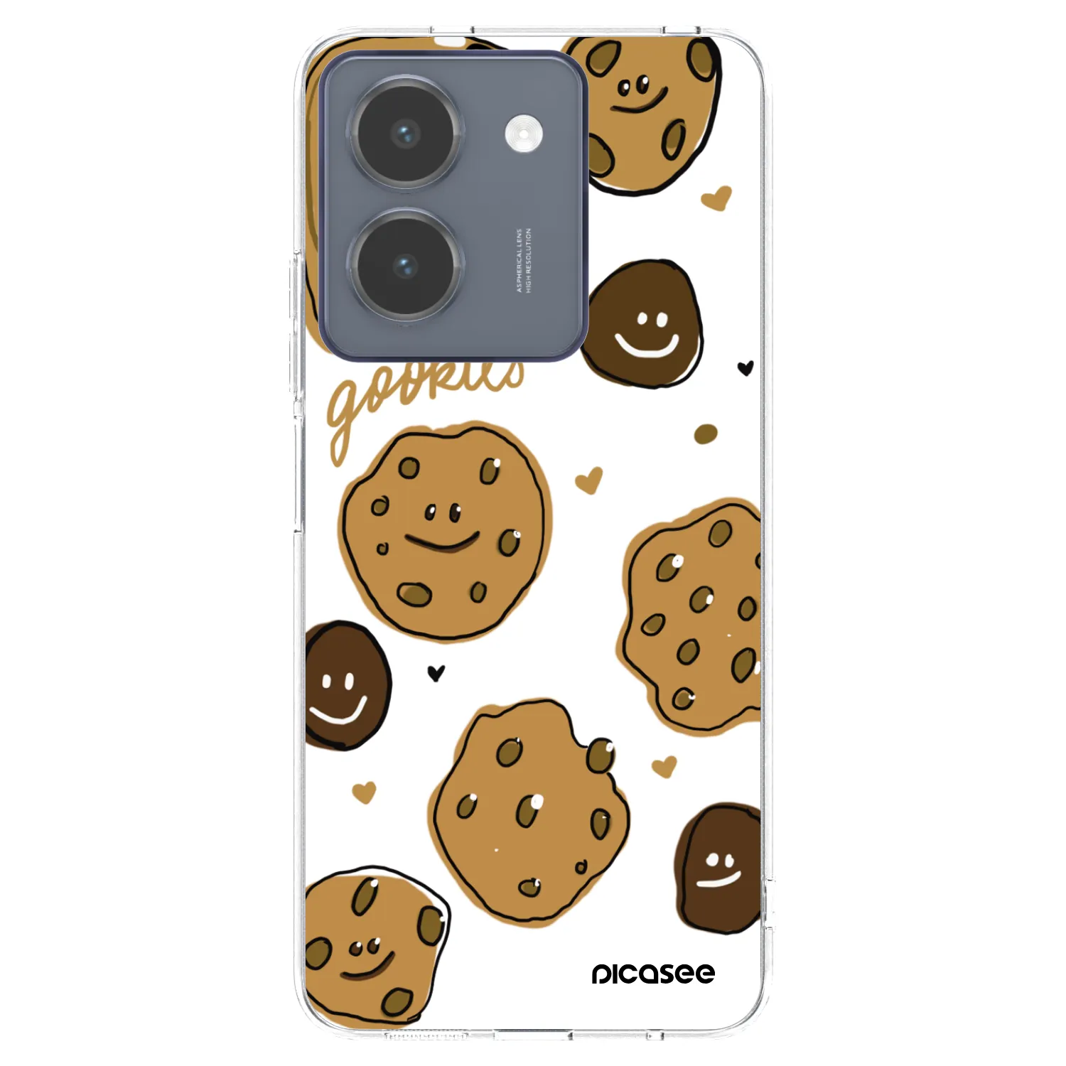 Picasee Vivo Y36 4G Hülle - Transparentes Silikon - Gookies