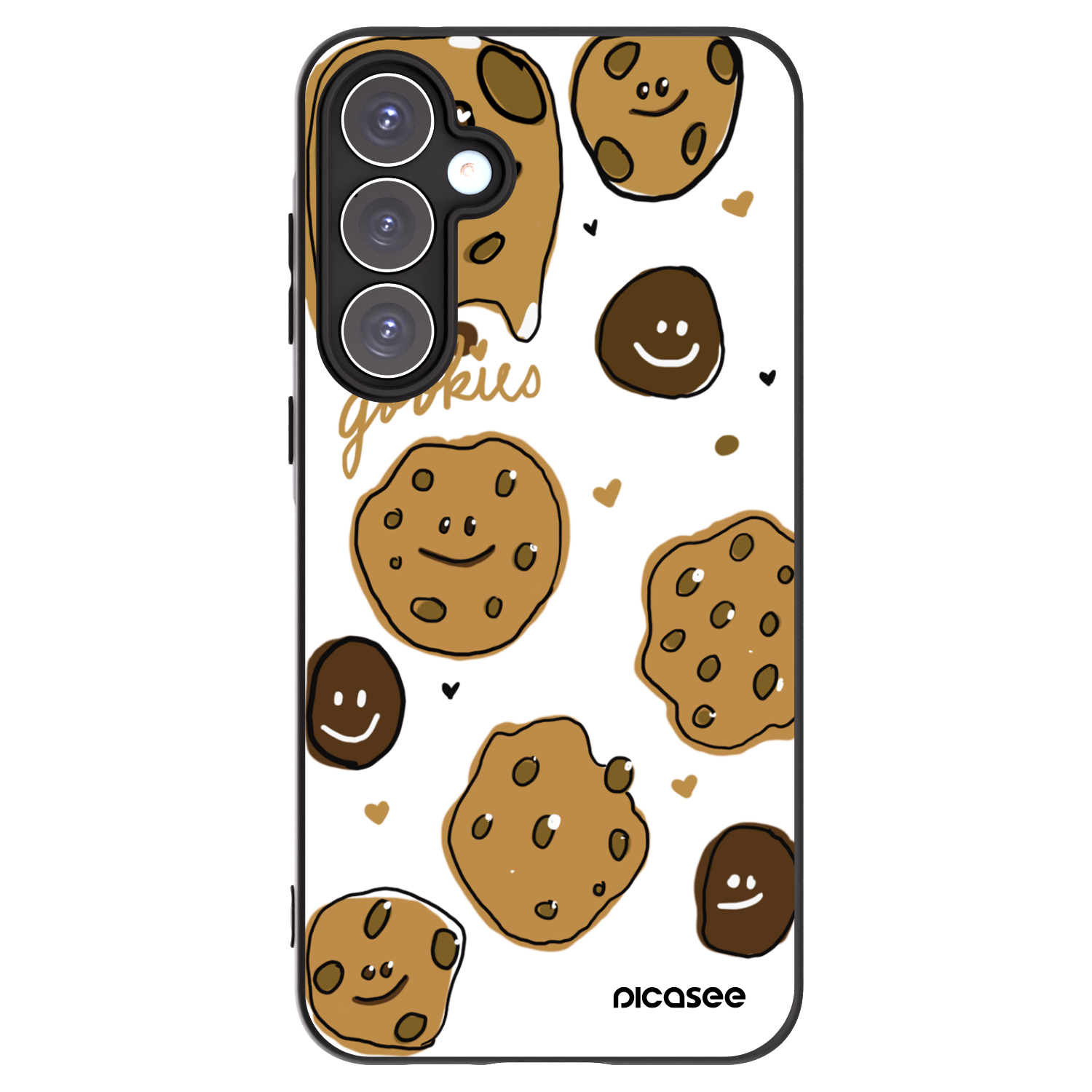 Picasee Samsung Galaxy A55 5G A556B Hülle - Schwarzes Silikon - Gookies