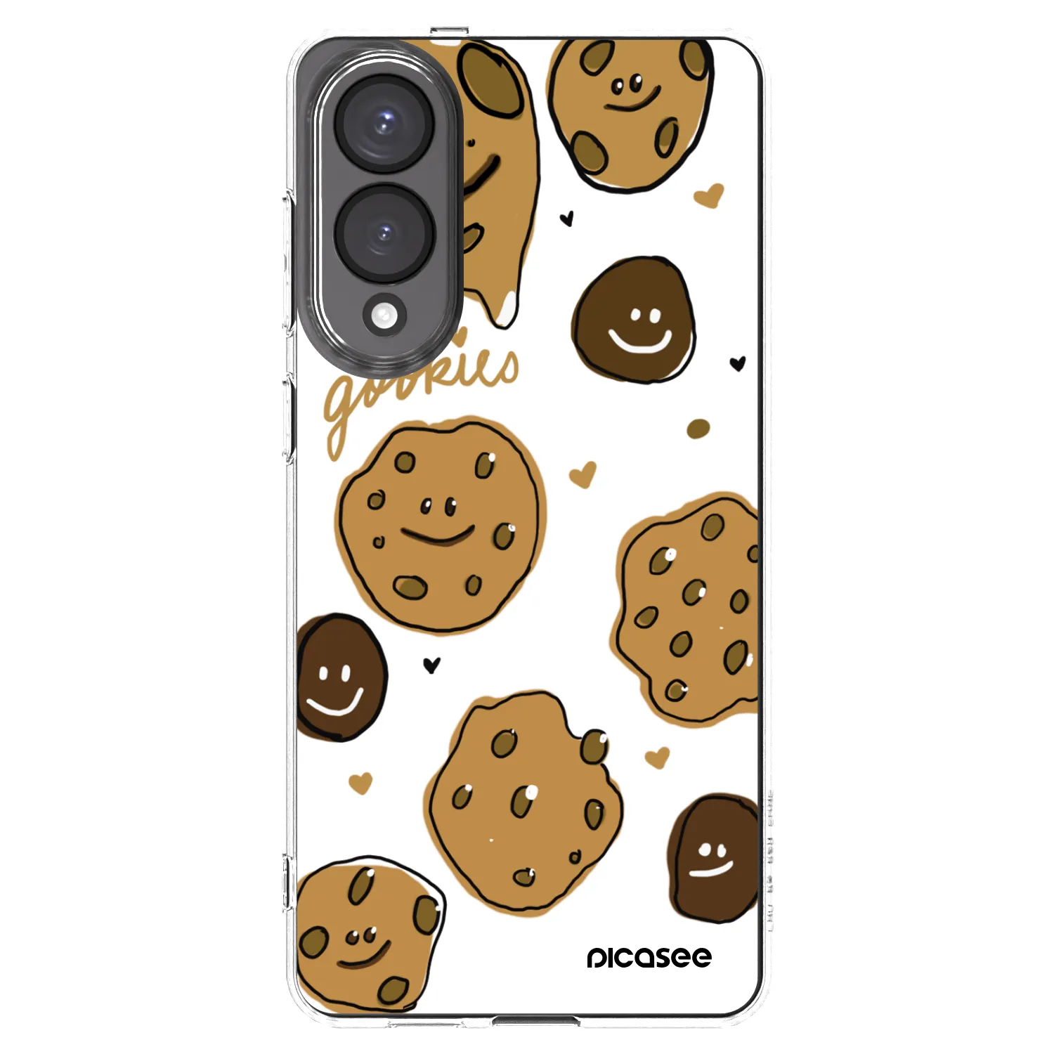 Picasee Samsung Galaxy S25 Edge 5G Hülle - Transparentes Silikon - Gookies