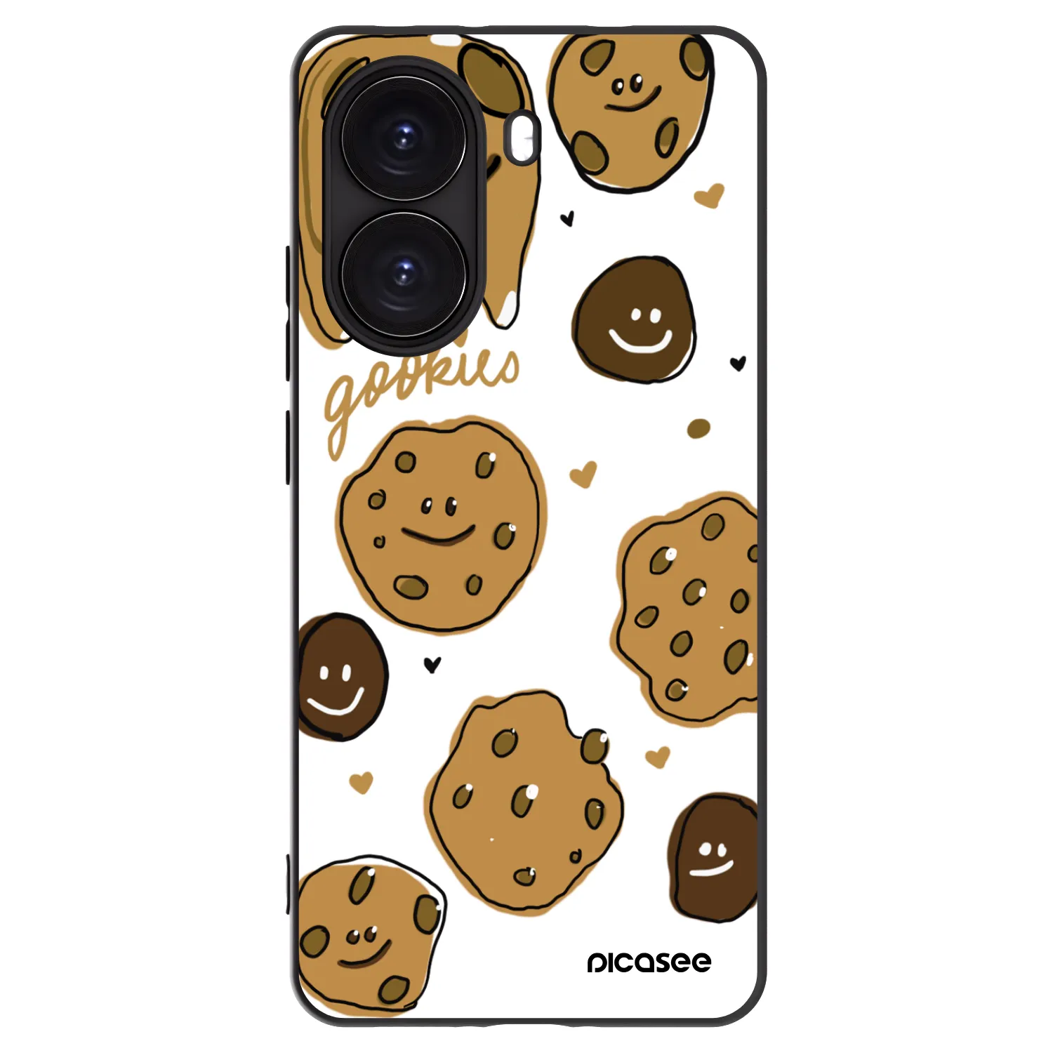 Picasee Xiaomi Poco X7 Pro 5G Hülle - Schwarzes Silikon - Gookies