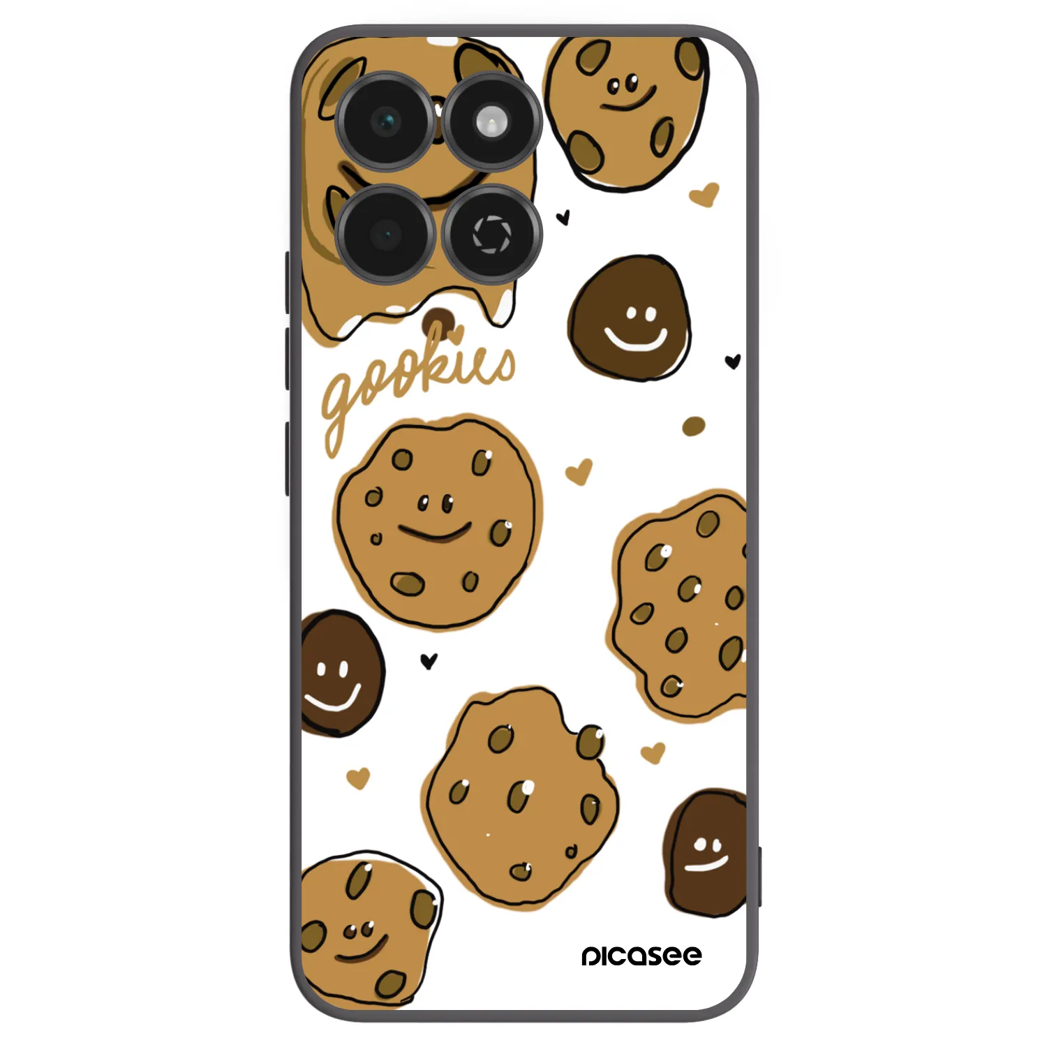 Picasee Honor 200 Smart 5G Hülle - Schwarzes Silikon - Gookies