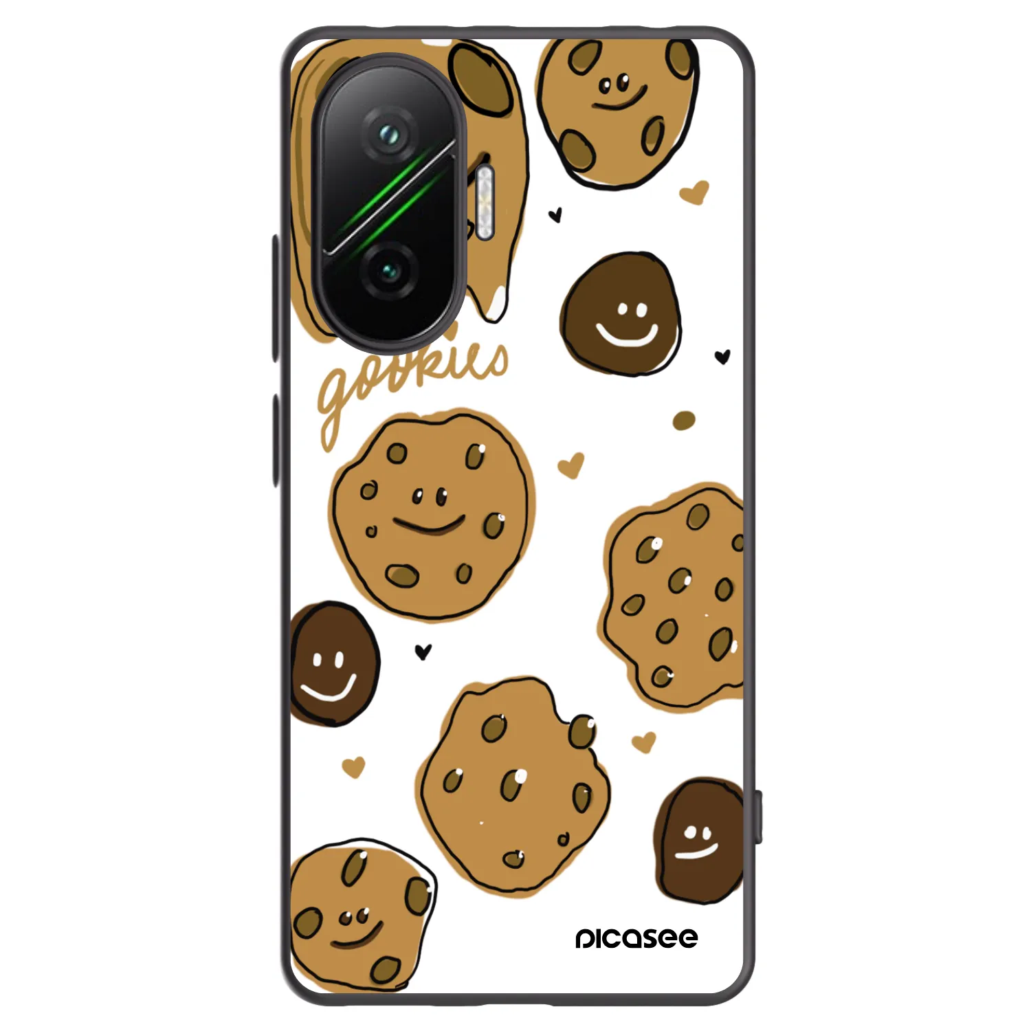 Picasee Xiaomi Poco F7 Pro 5G Hülle - Schwarzes Silikon - Gookies