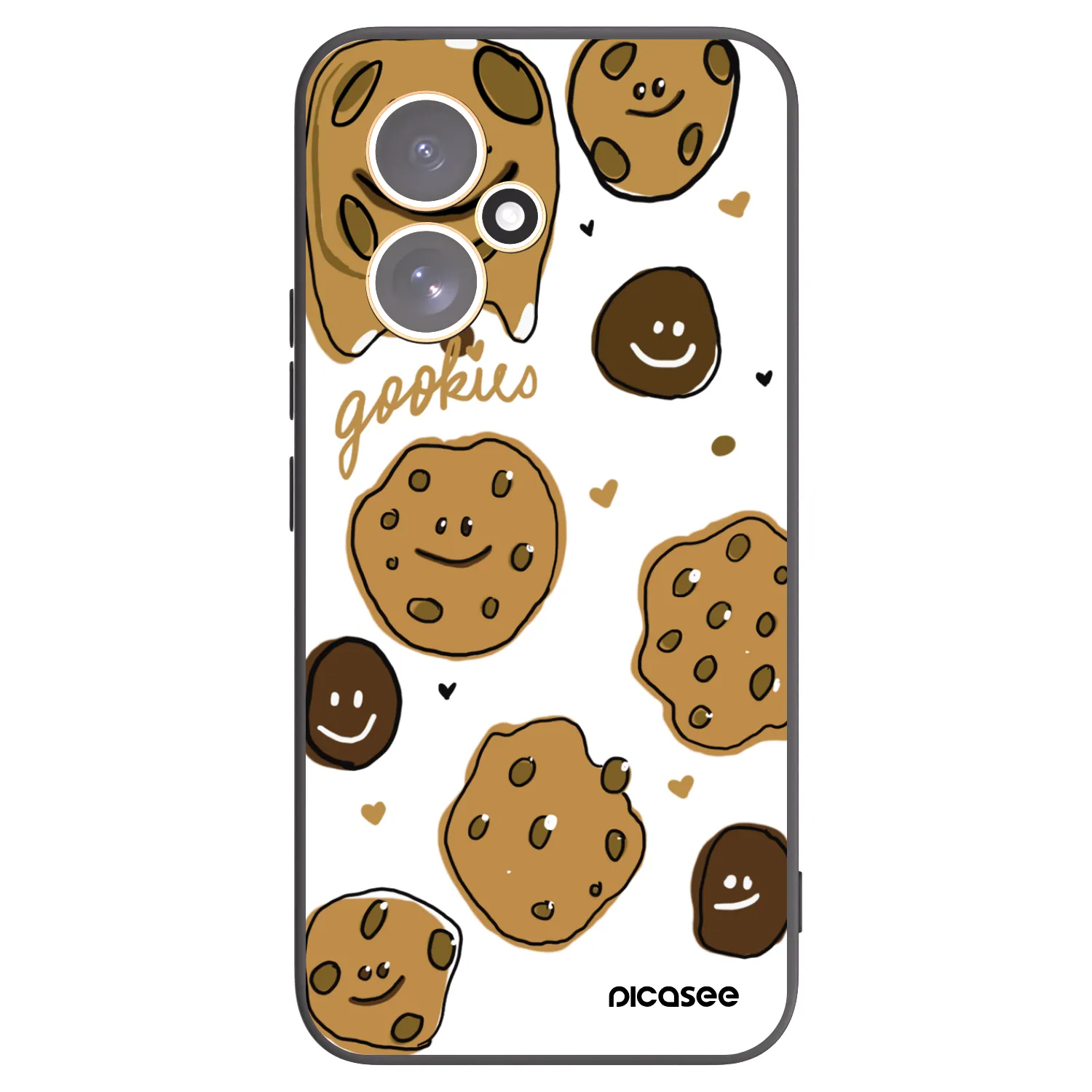 Picasee Honor 400 5G Hülle - Schwarzes Silikon - Gookies