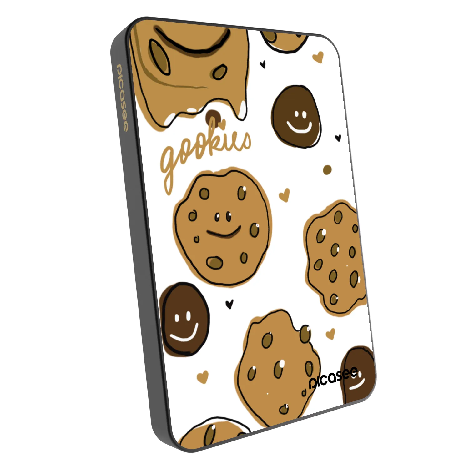 Picasee Powerbank mit MagSafe 5 000 mAh Grau - Gookies