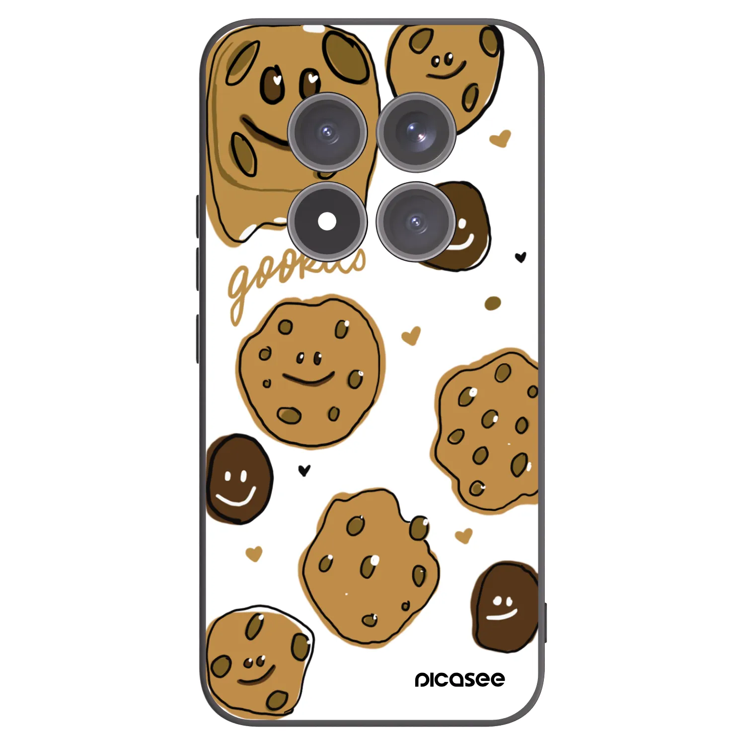 Picasee Xiaomi Redmi Note 15 Pro+ Hülle - Schwarzes Silikon - Gookies