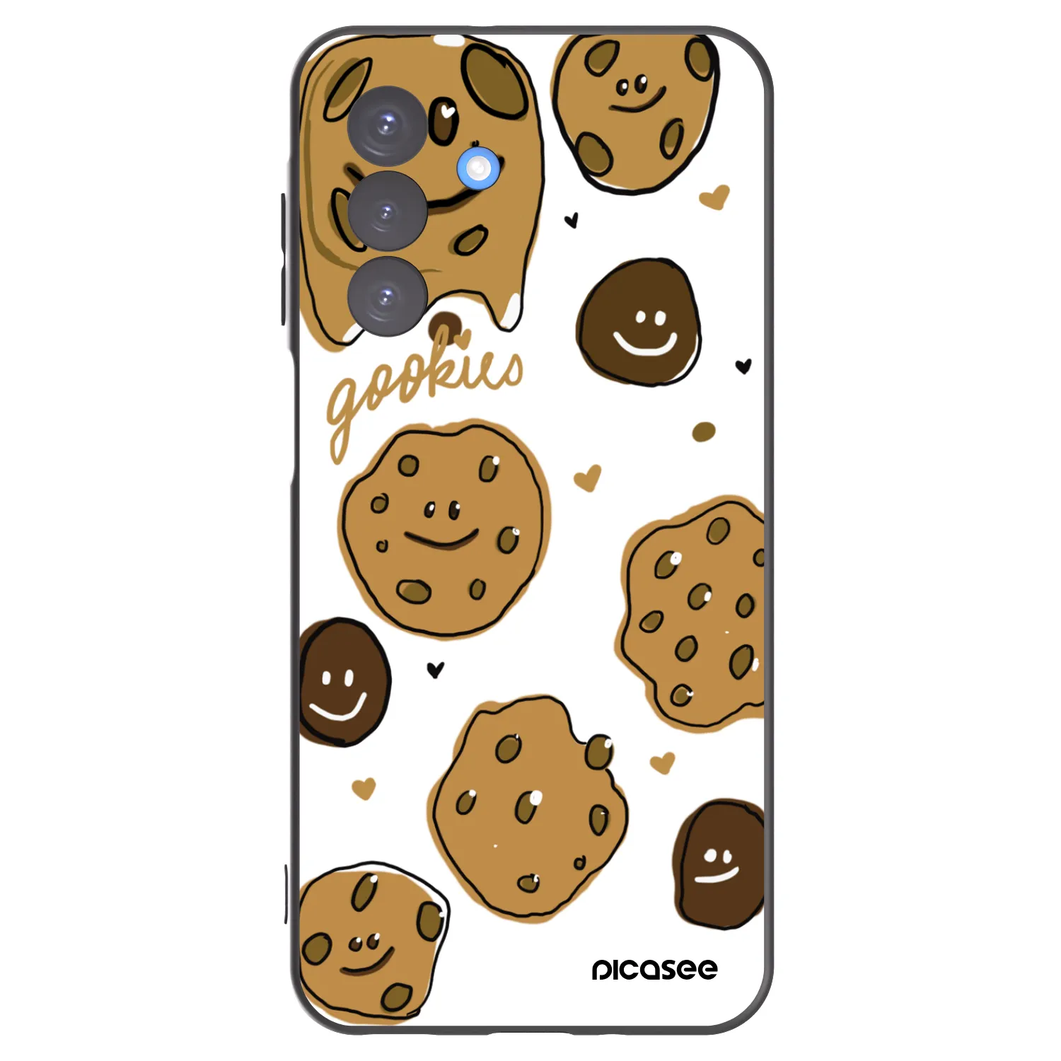 Picasee Samsung Galaxy A17 5G Hülle - Schwarzes Silikon - Gookies