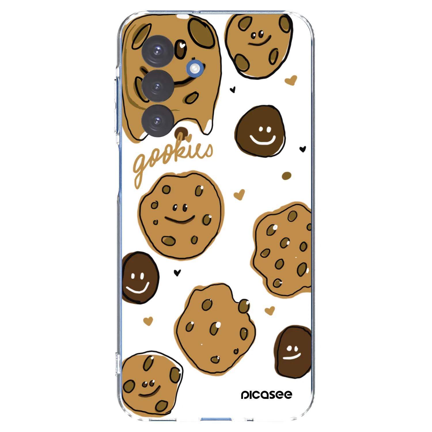 Picasee Samsung Galaxy A17 5G Hülle - Transparentes Silikon - Gookies