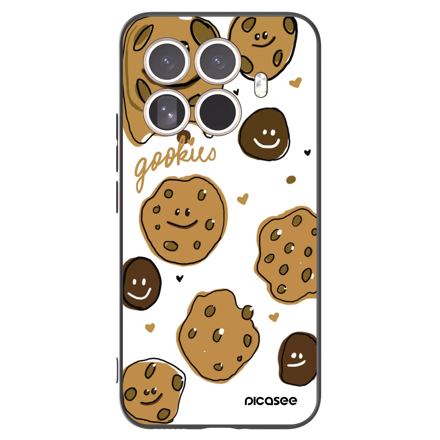 Picasee Xiaomi 15T Pro Hülle - Schwarzes Silikon - Gookies