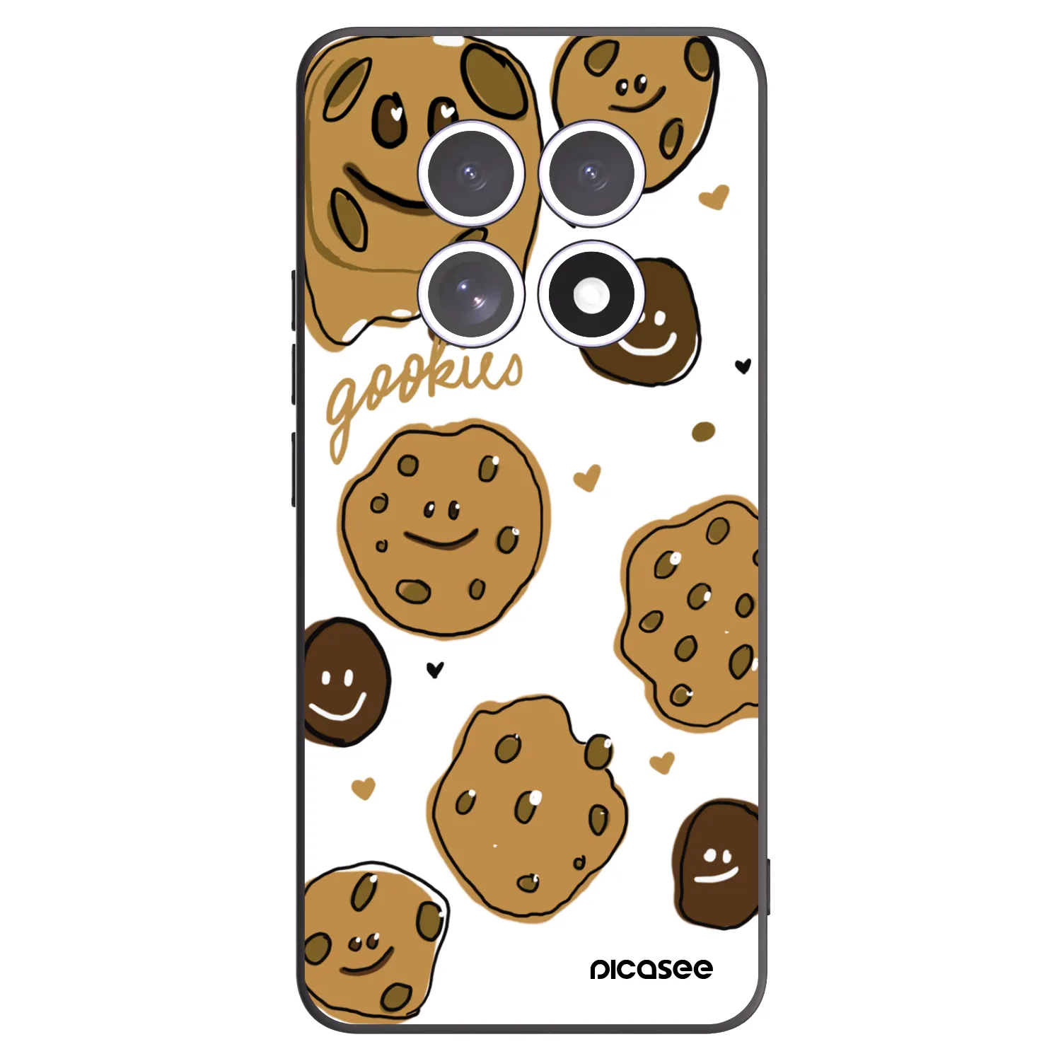 Picasee Xiaomi Redmi Note 15 Hülle - Schwarzes Silikon - Gookies
