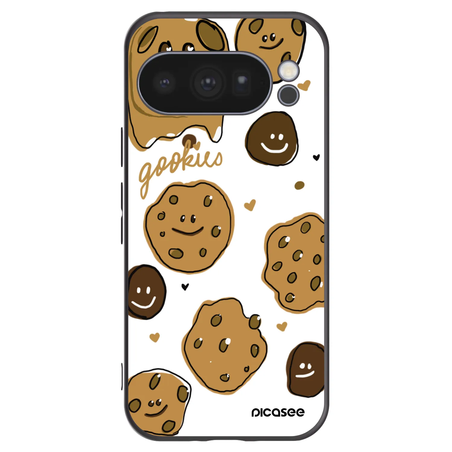 Picasee Google Pixel 10 Pro Hülle - Schwarzes Silikon - Gookies