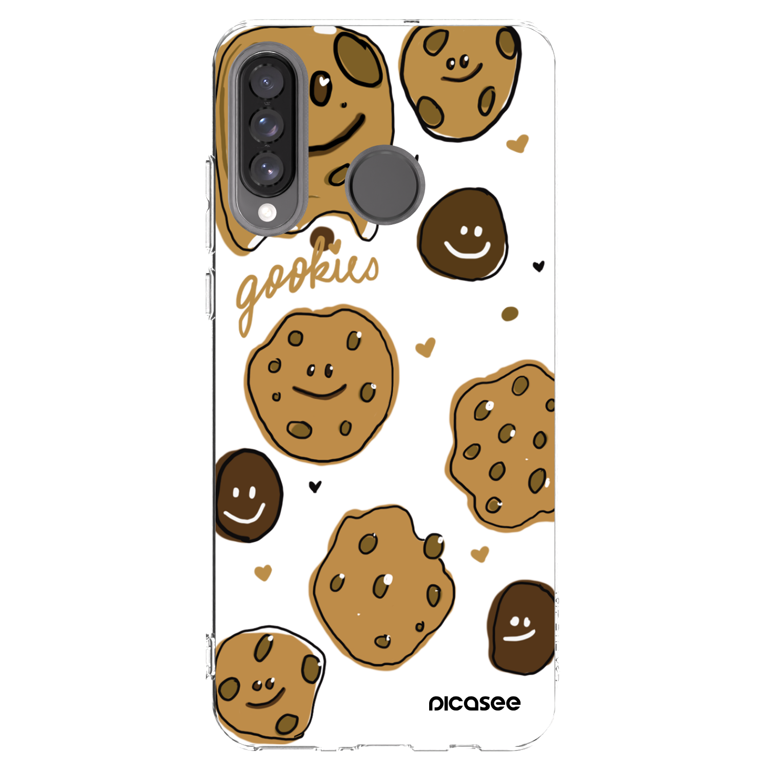 Picasee Huawei P30 Lite Hülle - Transparentes Silikon - Gookies
