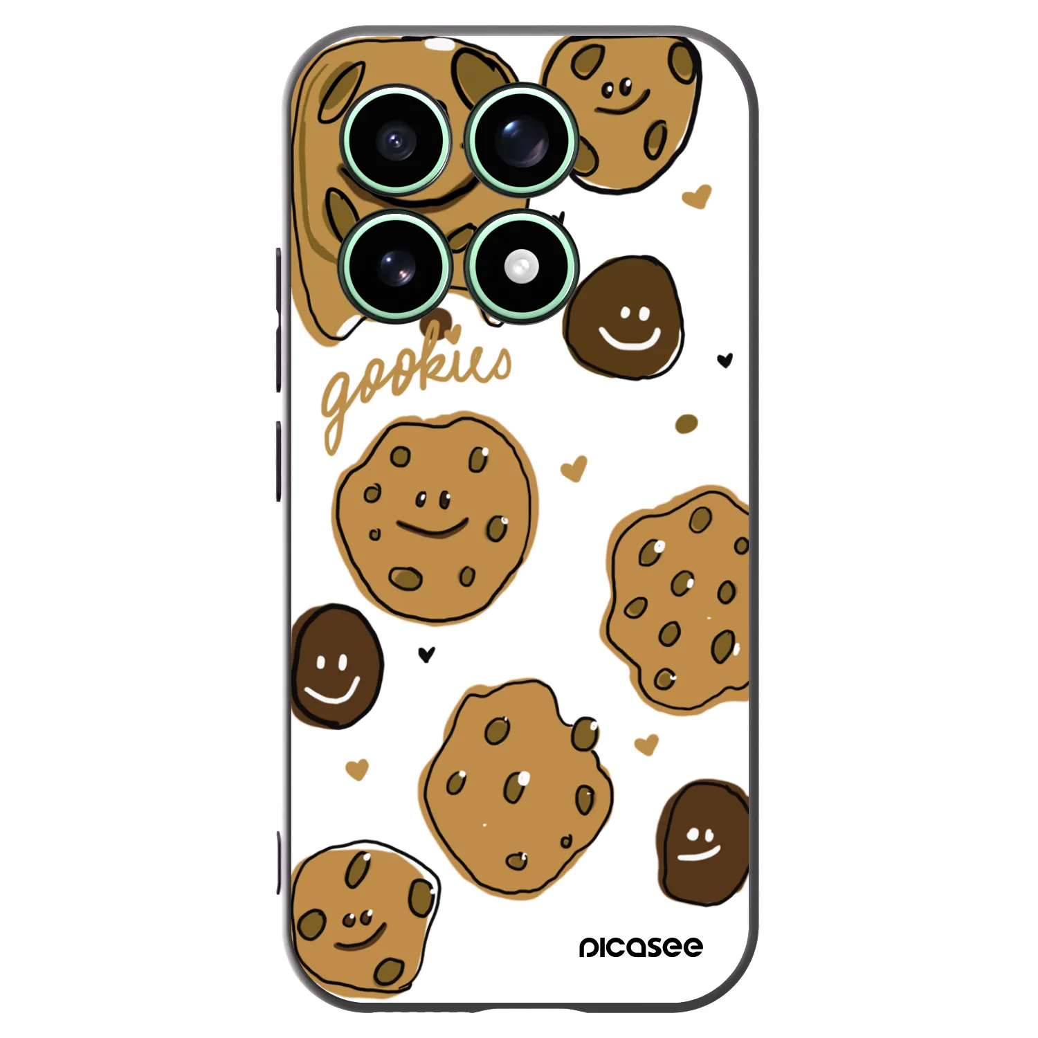 Picasee Xiaomi 17 Hülle - Schwarzes Silikon - Gookies