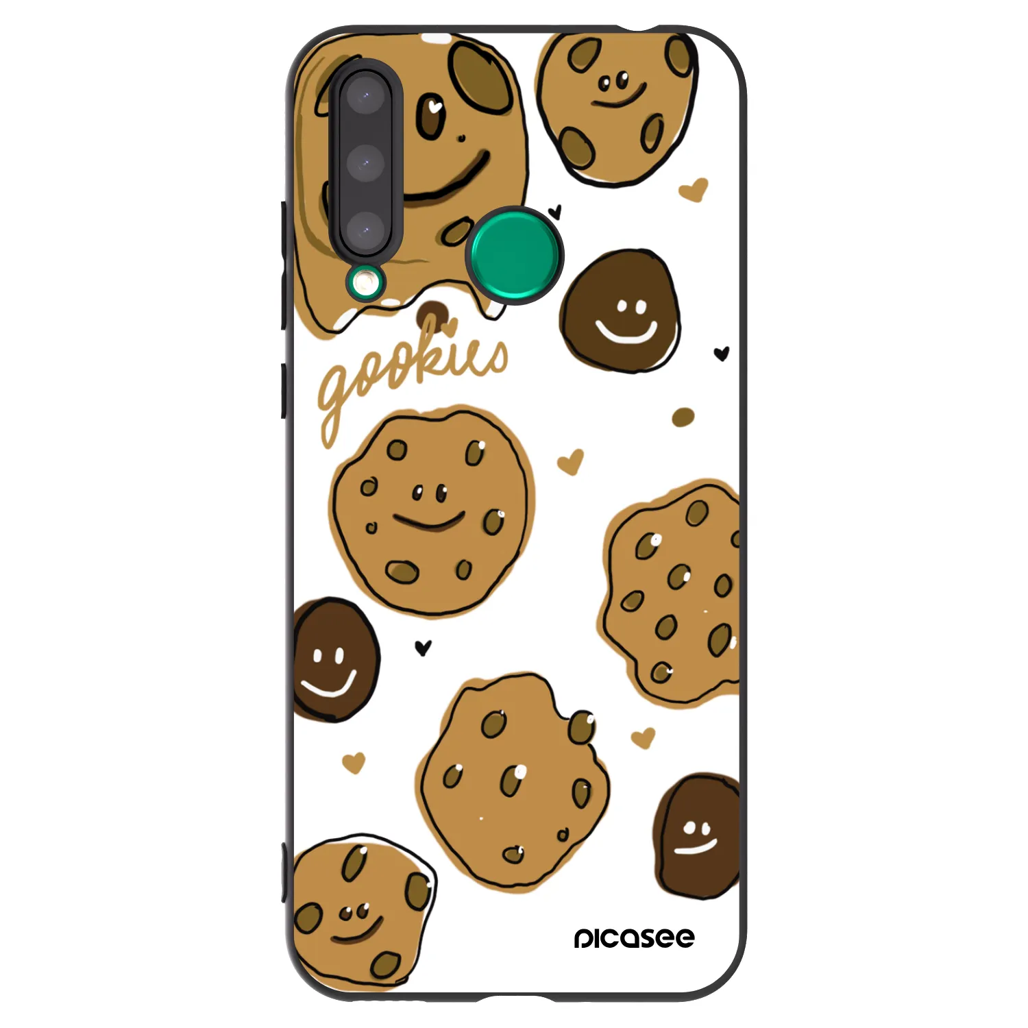 Picasee Honor 20 Lite Hülle - Schwarzes Silikon - Gookies