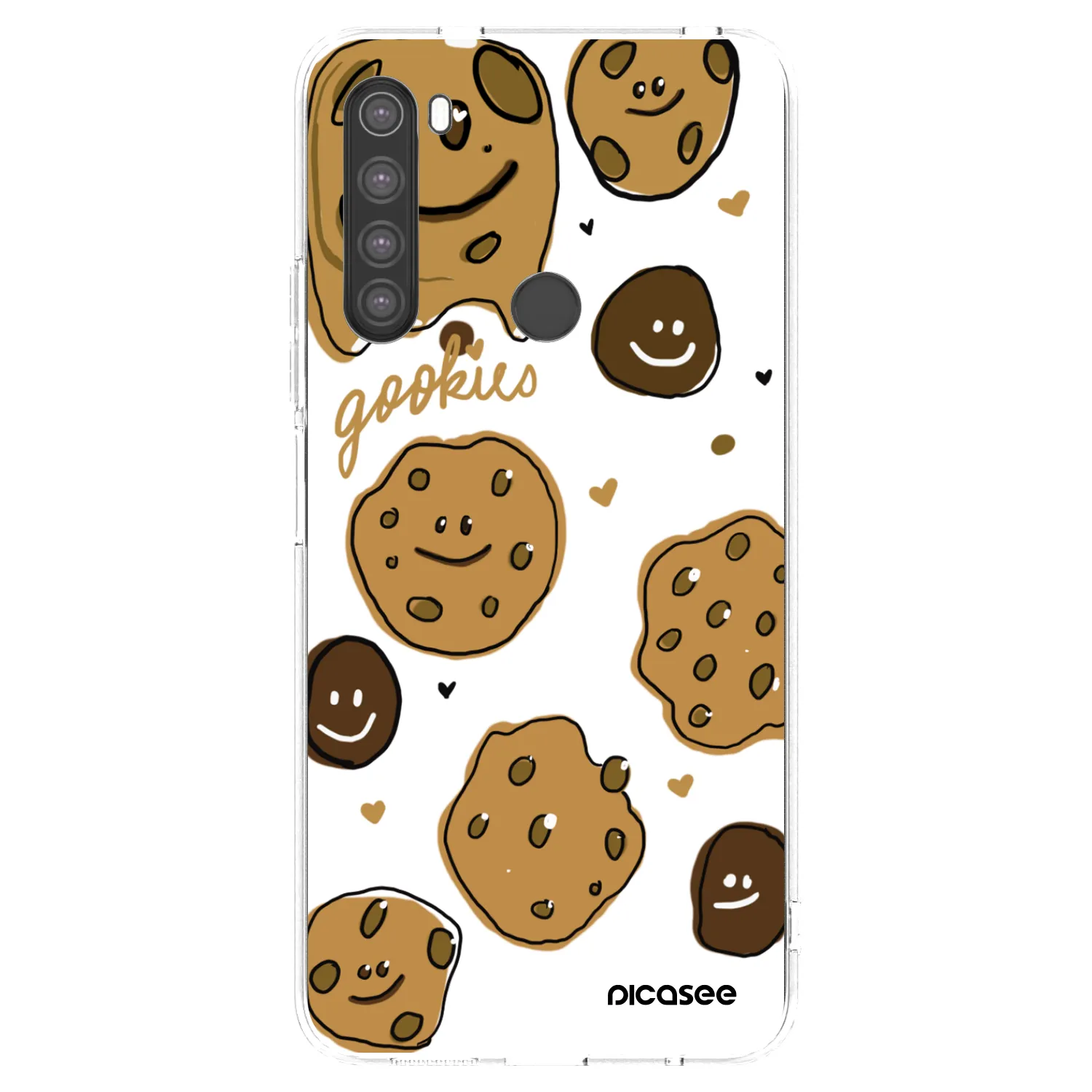 Picasee Xiaomi Redmi Note 8 Hülle - Transparentes Silikon - Gookies