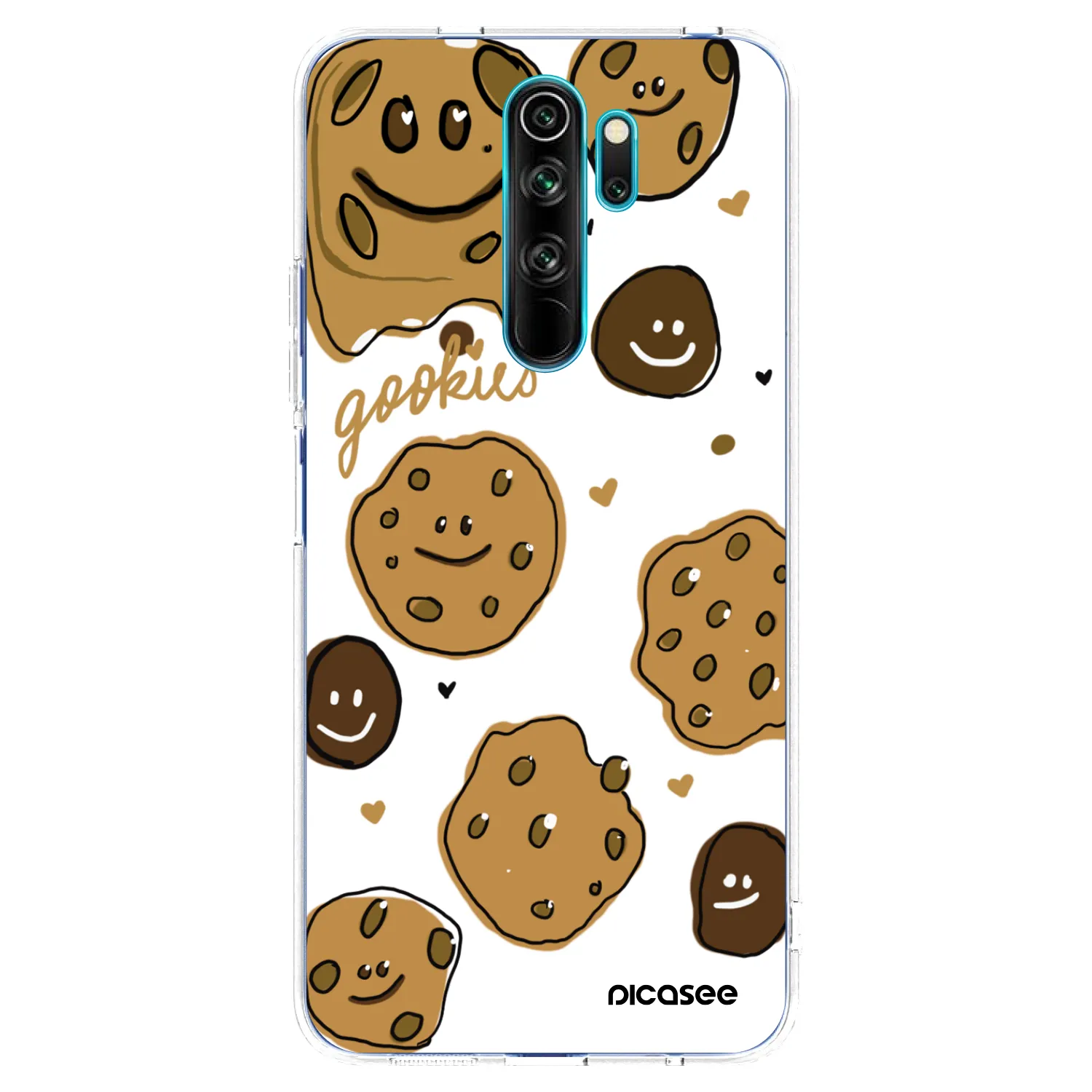 Picasee Xiaomi Redmi Note 8 Pro Hülle - Transparentes Silikon - Gookies
